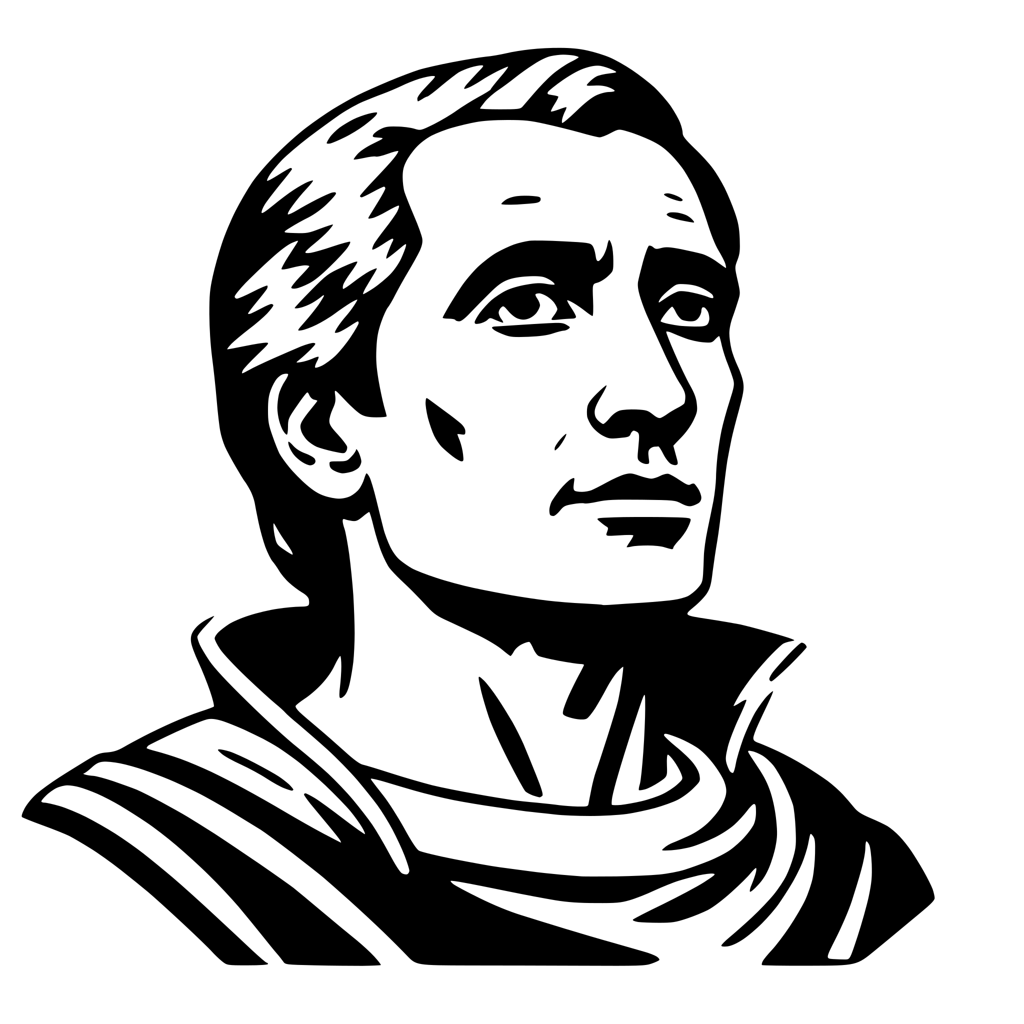 AI-generated SVG of 'julius caesar'