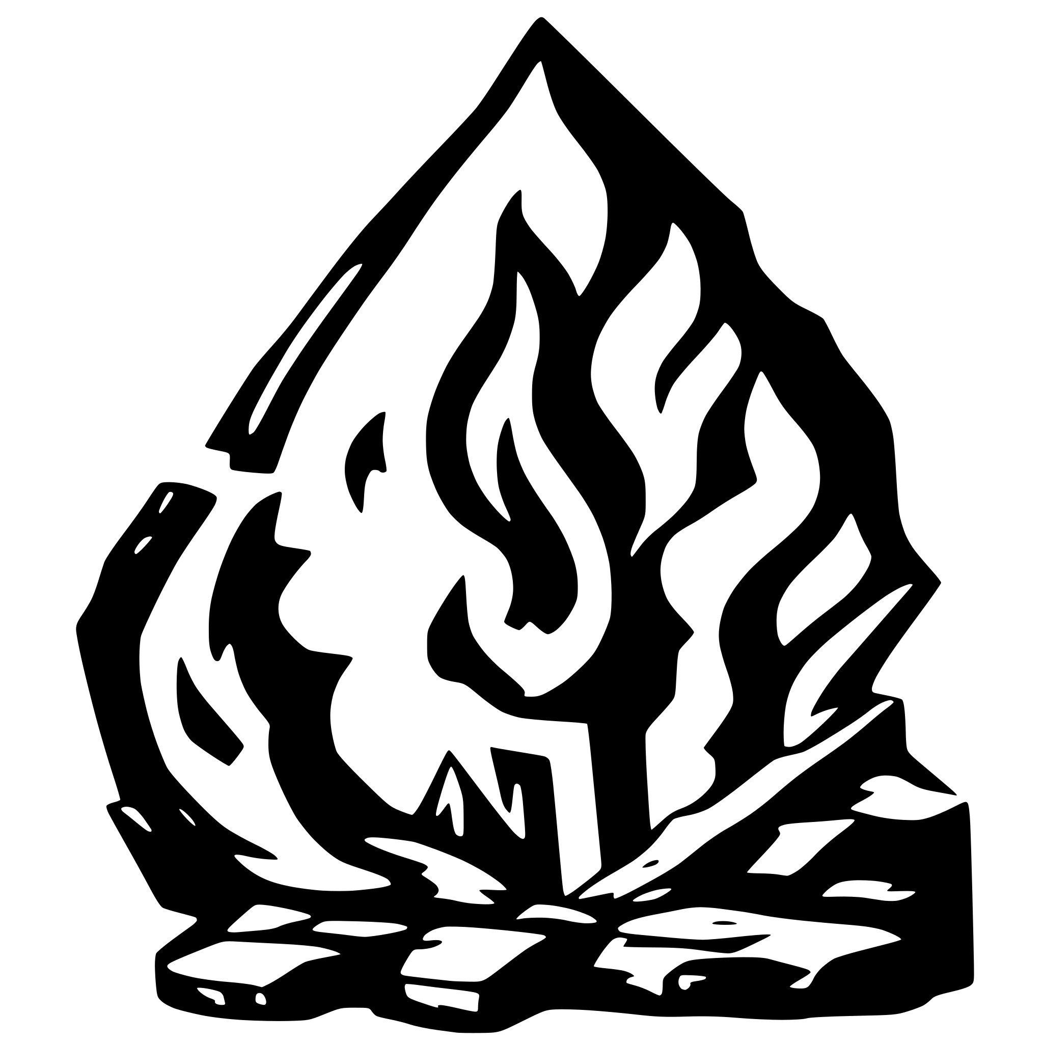 AI-generated SVG of 'Ember-Forged Fragment'