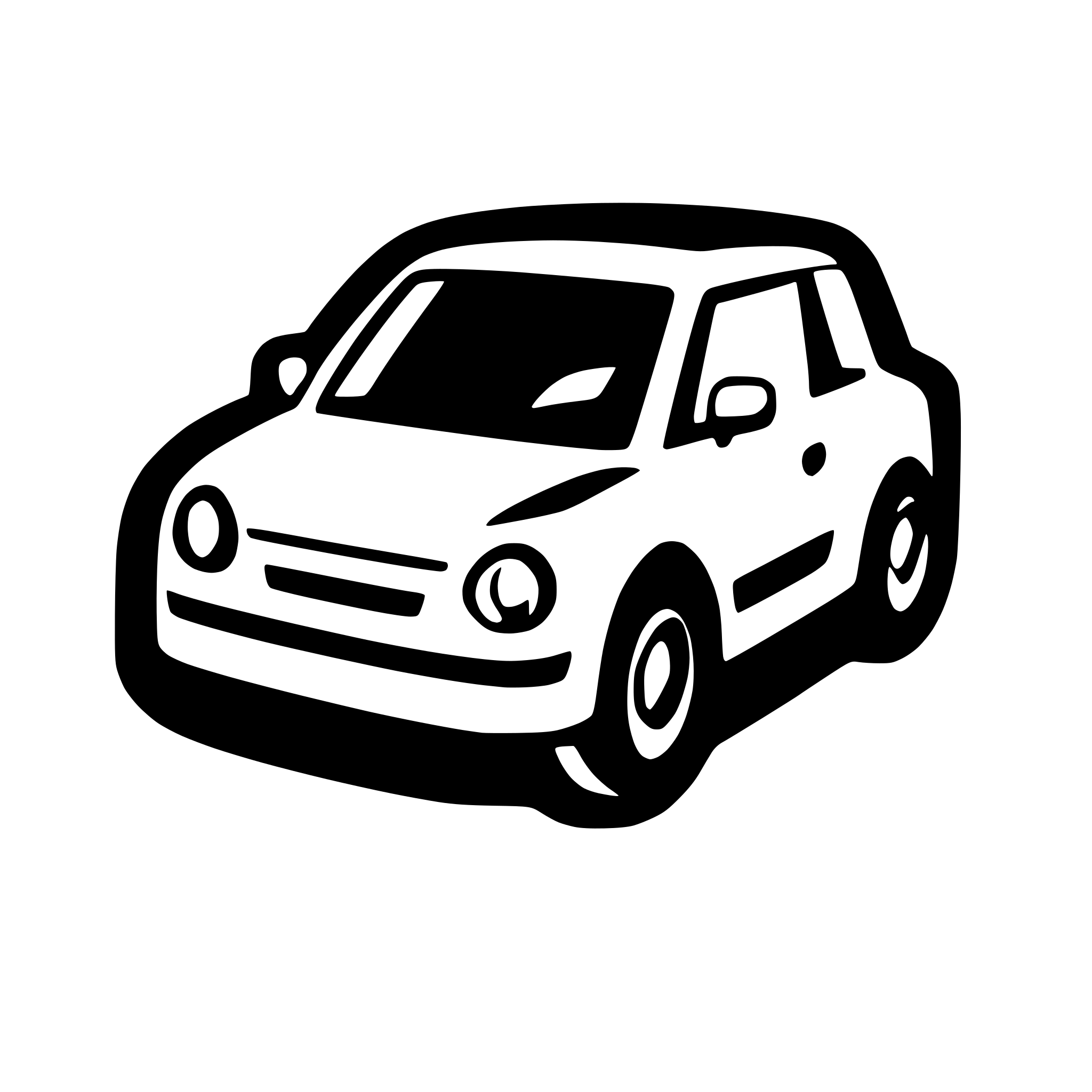 AI-generated SVG of 'car with bid icon'
