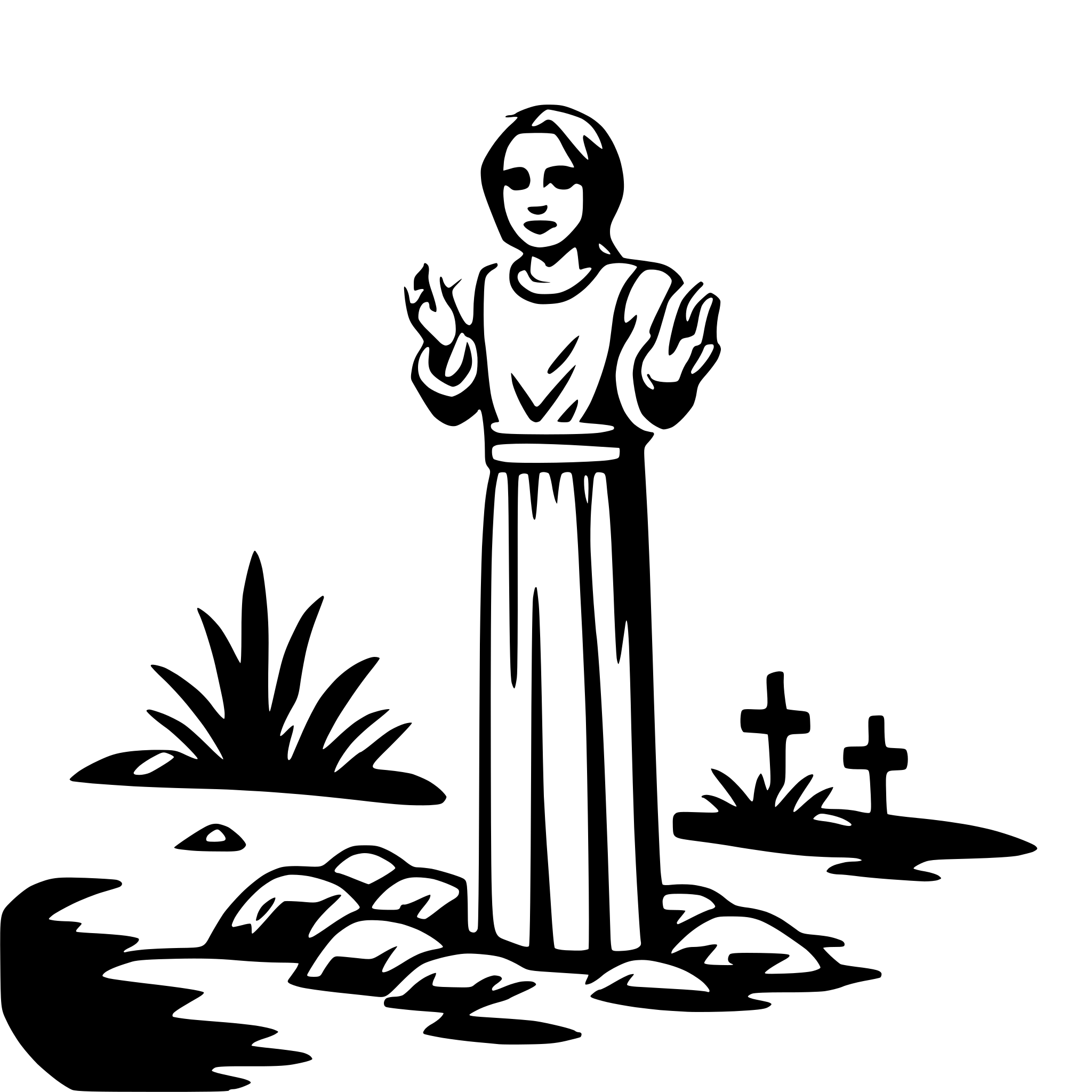 AI-generated SVG of 'resurrection'