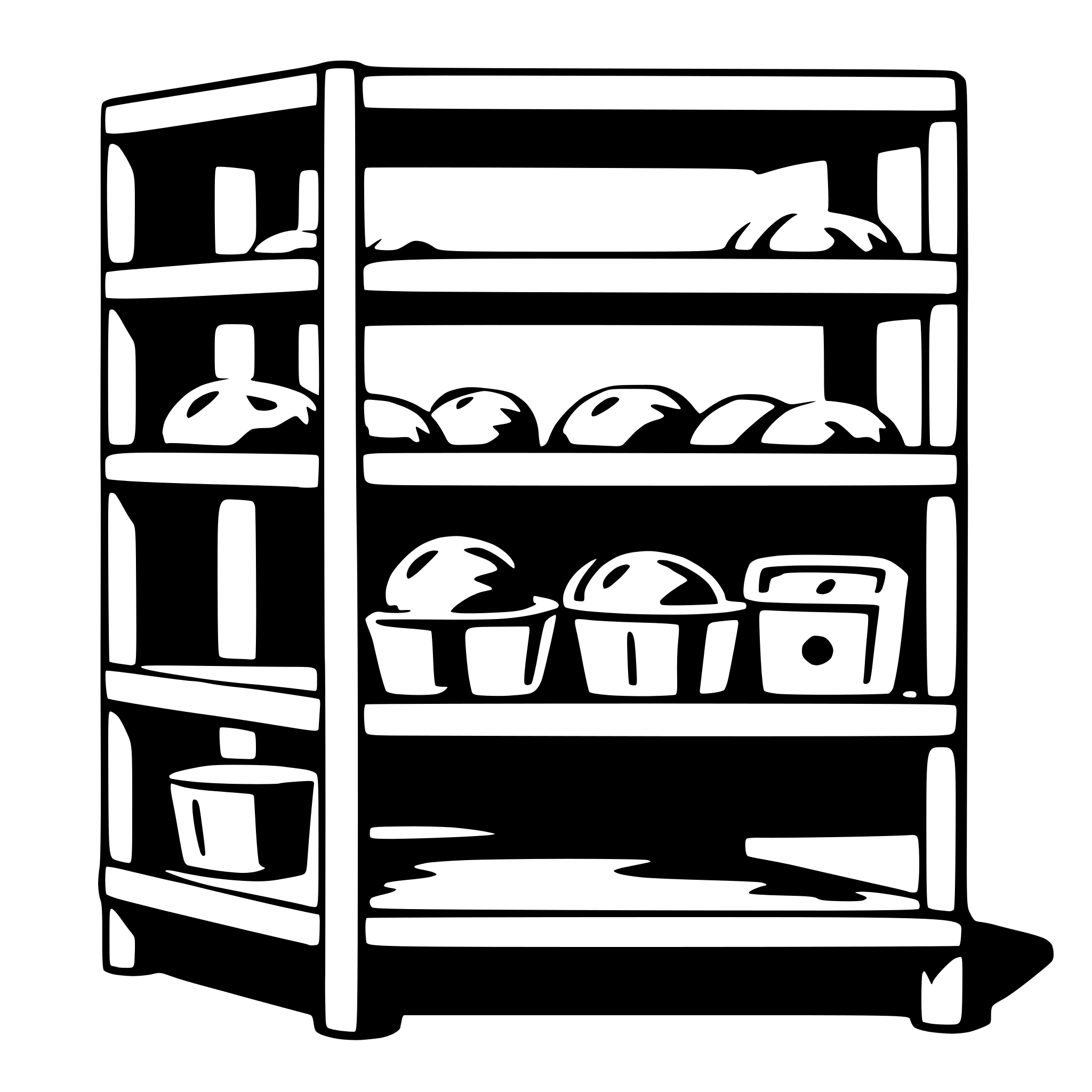 AI-generated SVG of a rack
