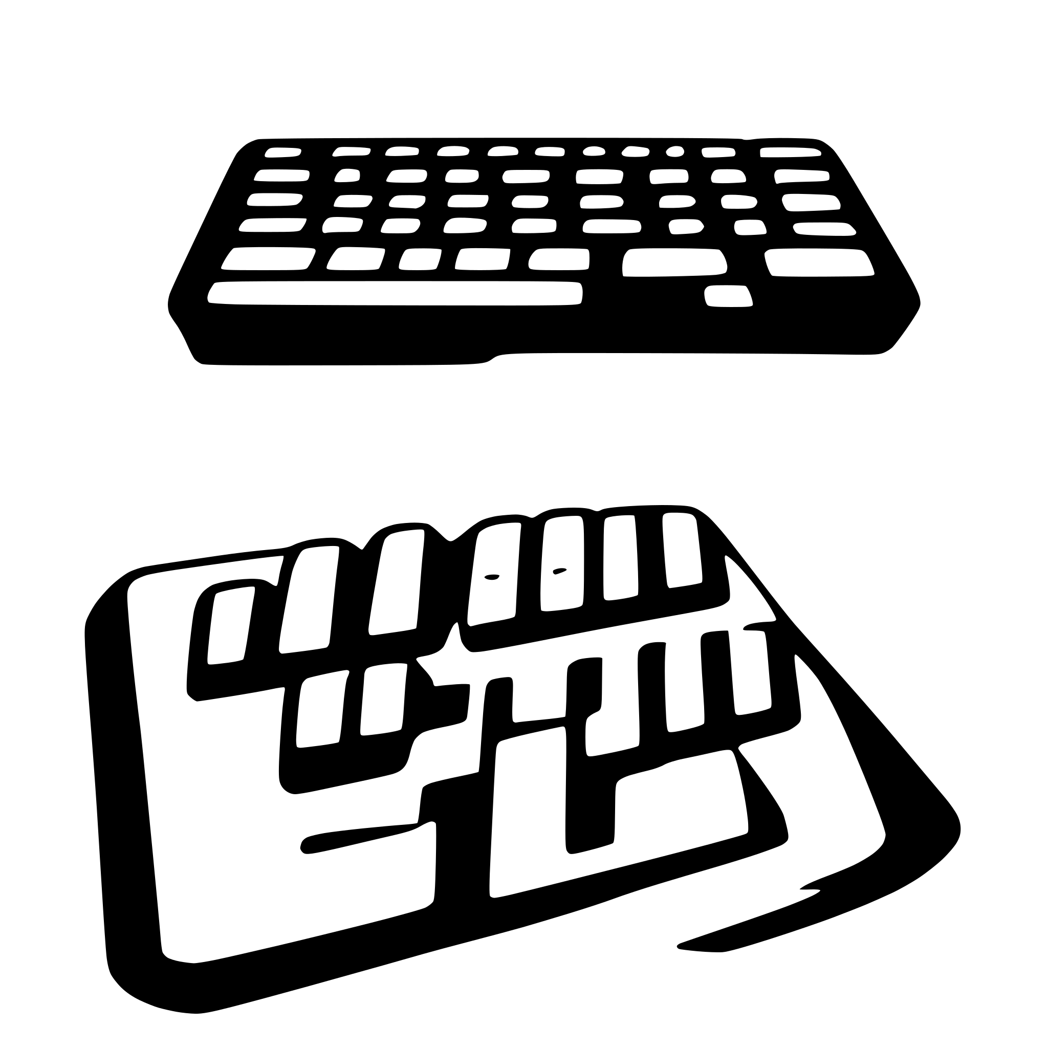 AI-generated SVG of 'keyboard'