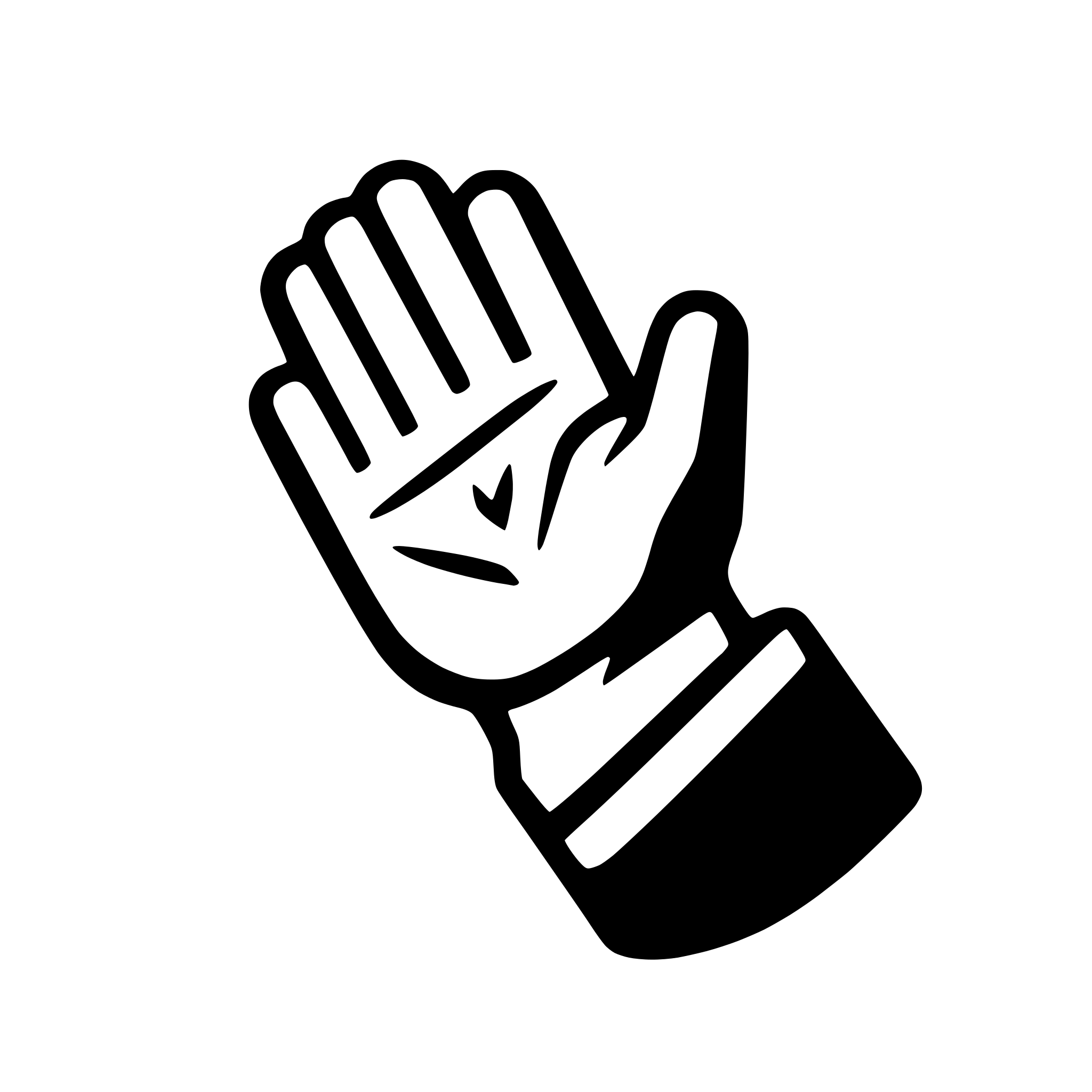 AI-generated SVG of 'handshake between two hands'