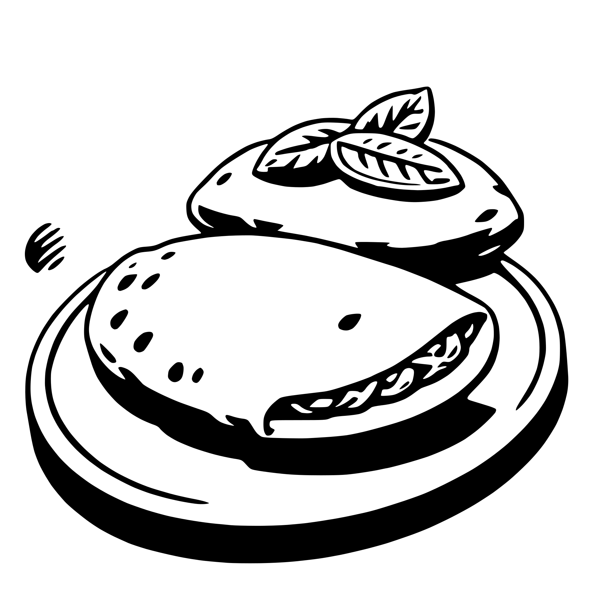 AI-generated SVG of a empanada
