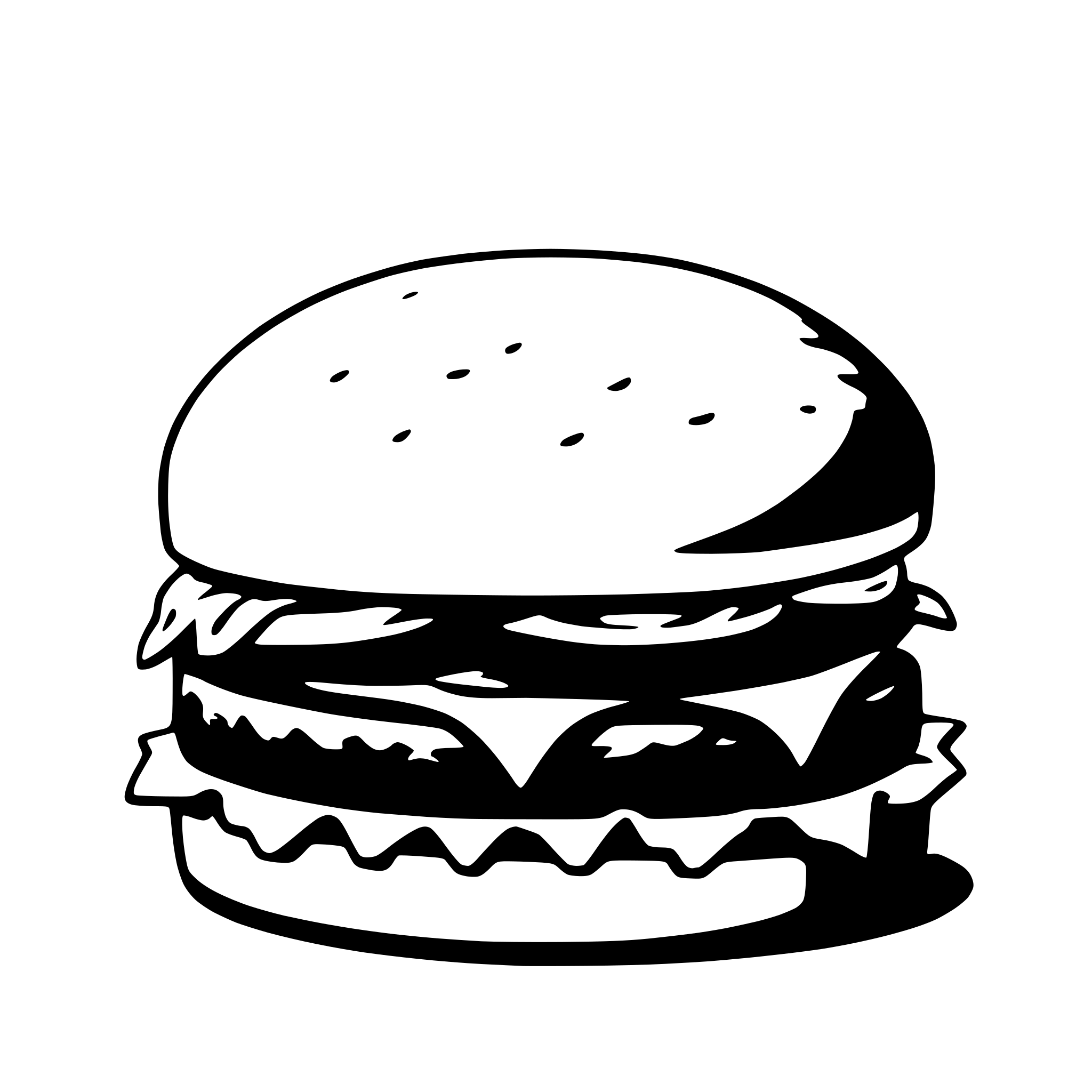 AI-generated SVG of 'burger'