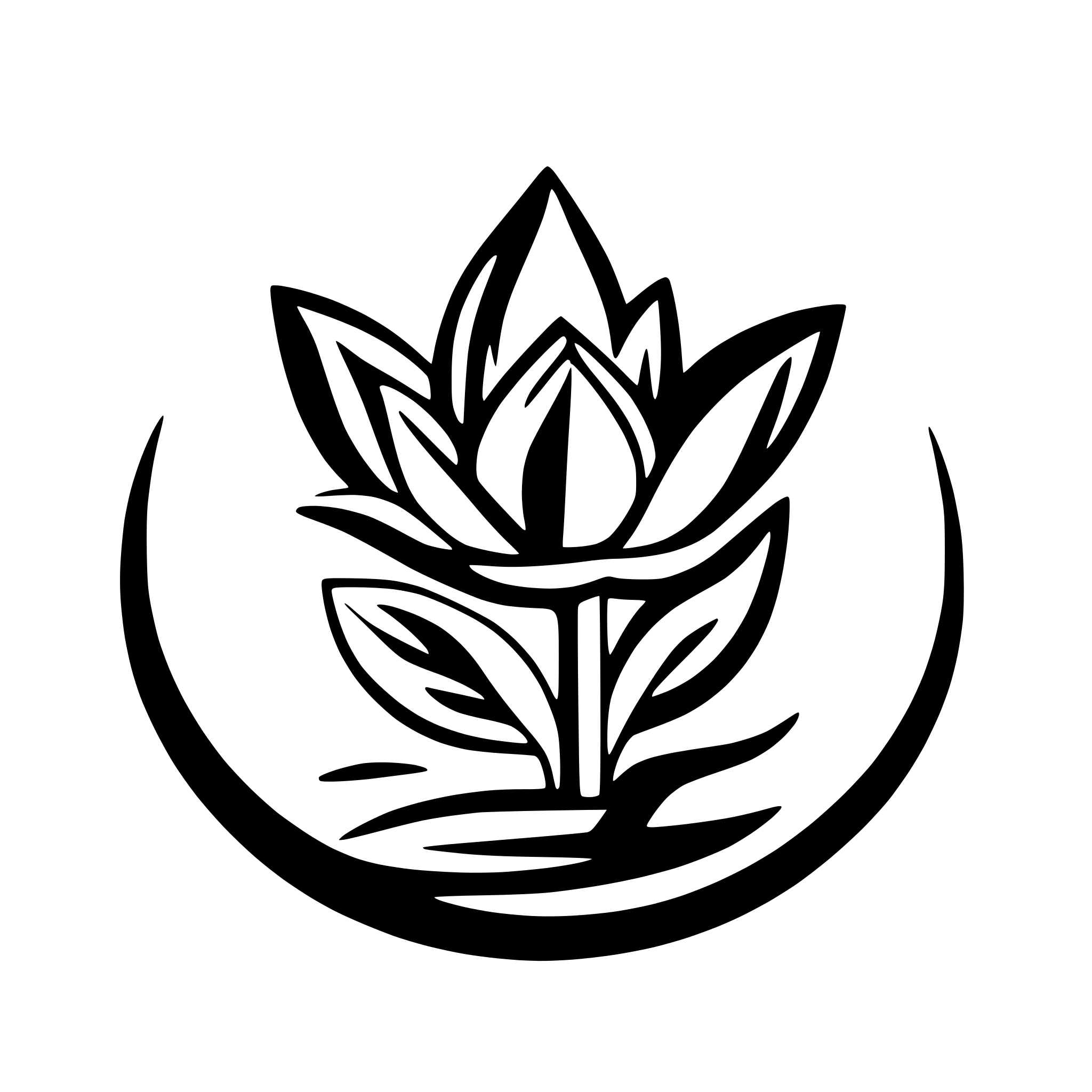 AI-generated SVG of 'water lily'
