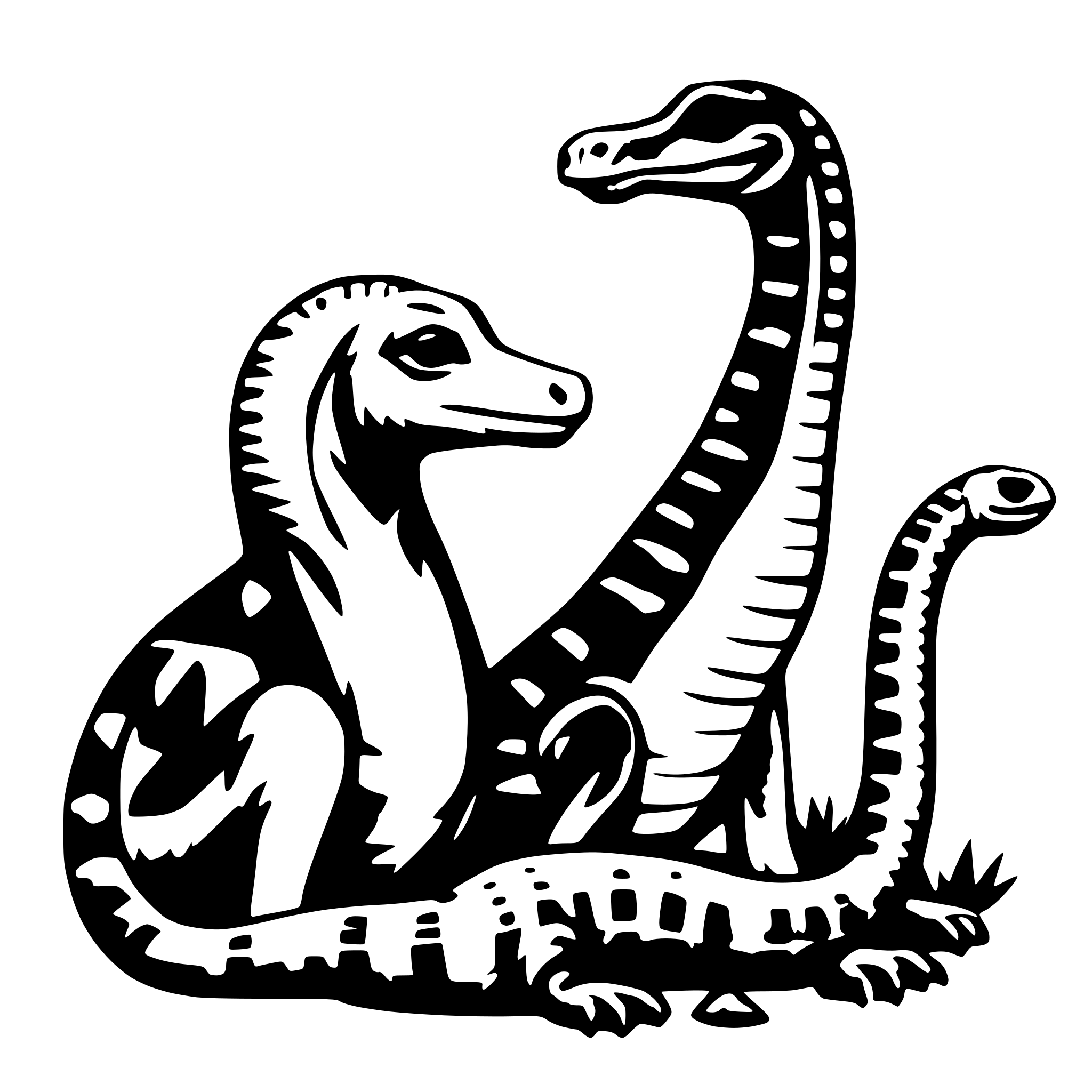 AI-generated SVG of a group of different animals and reptiles AI-generated SVG of a group of different animals and reptiles