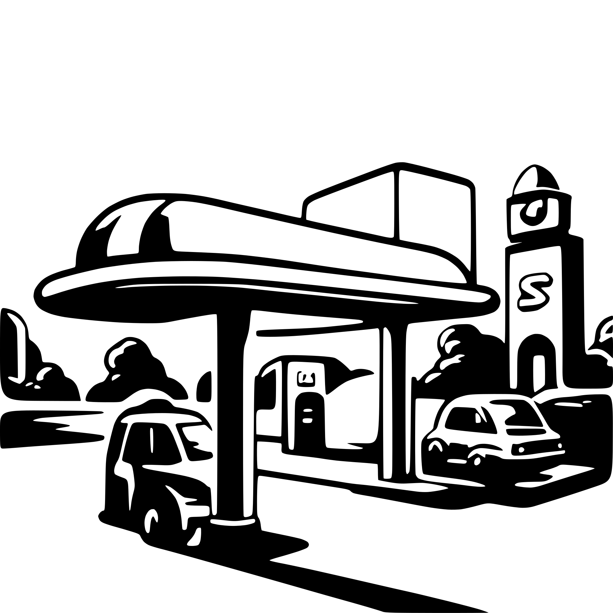 AI-generated SVG of 'Cloud parking PLC'