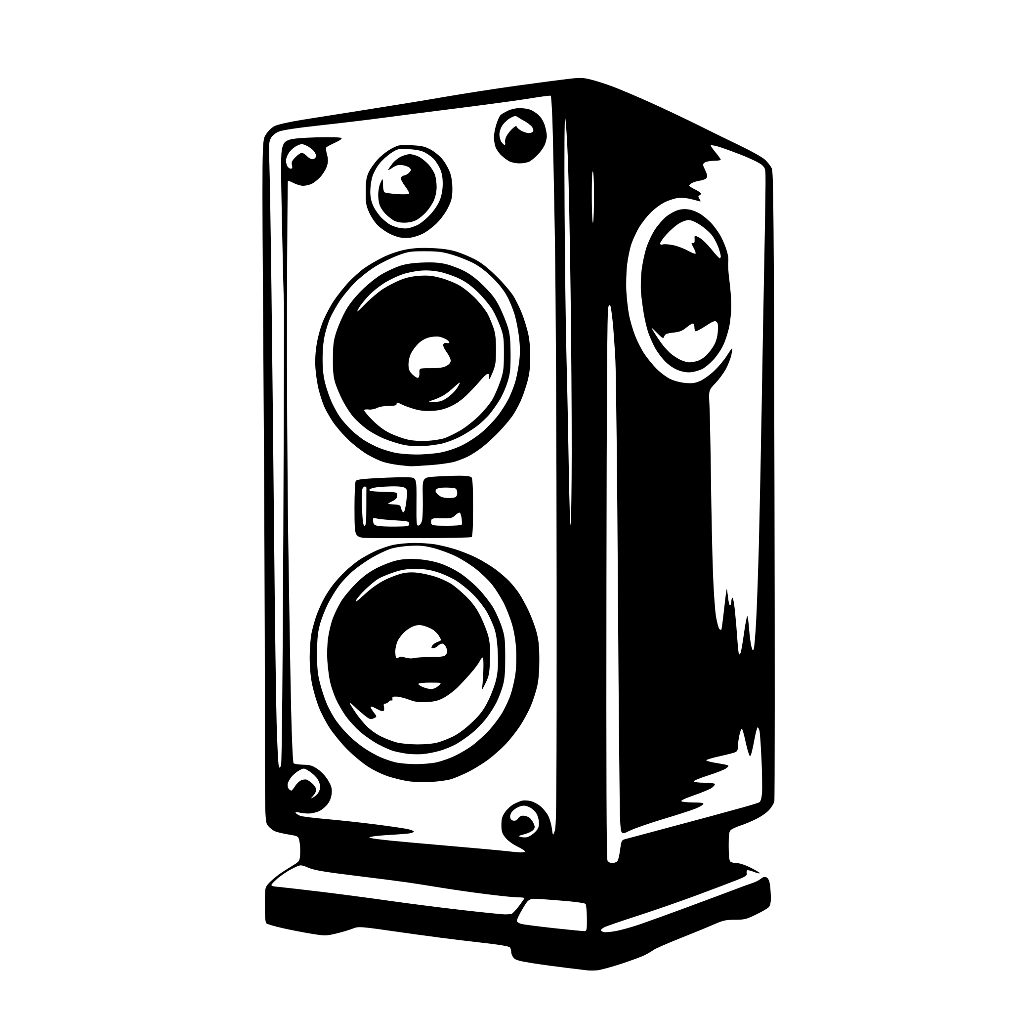 AI-generated SVG of a speaker