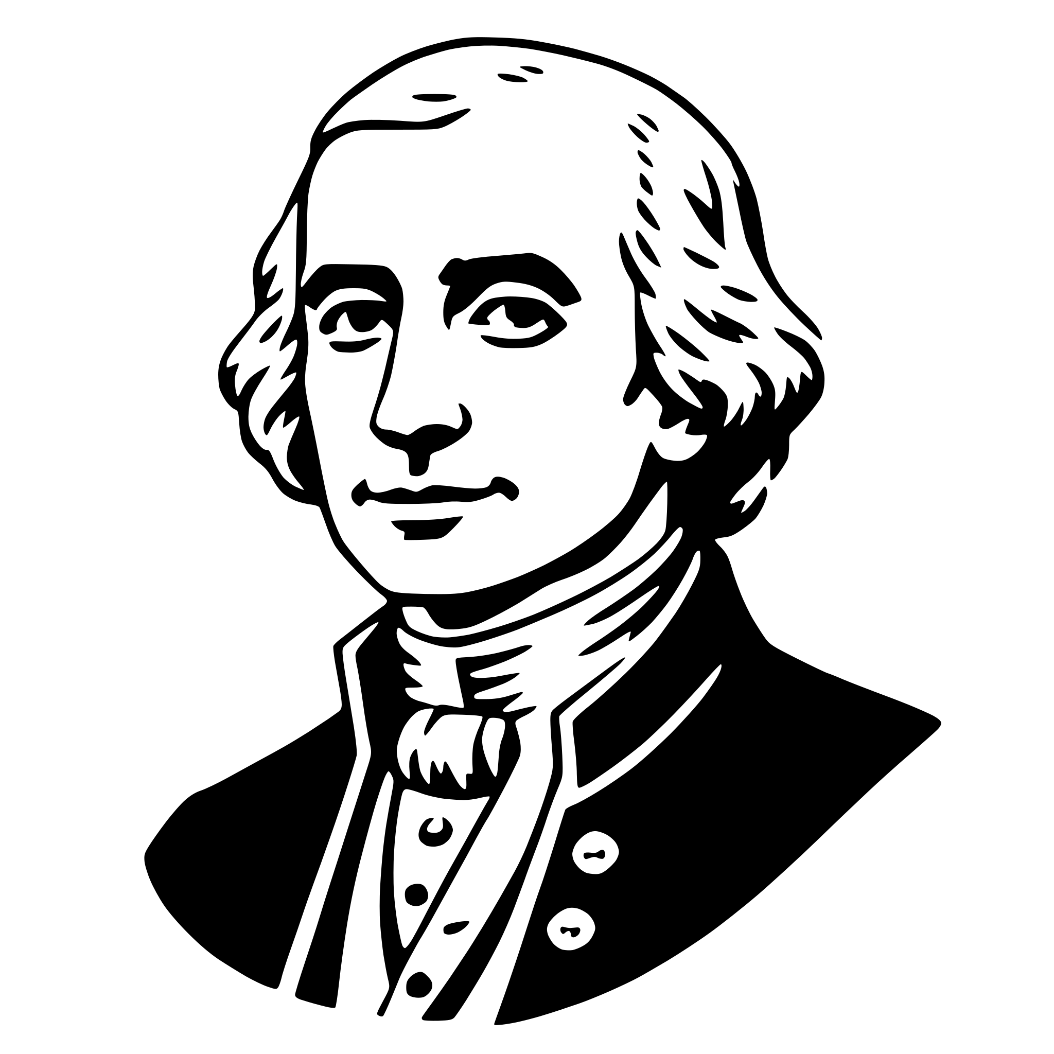 AI-generated SVG of a adam smith