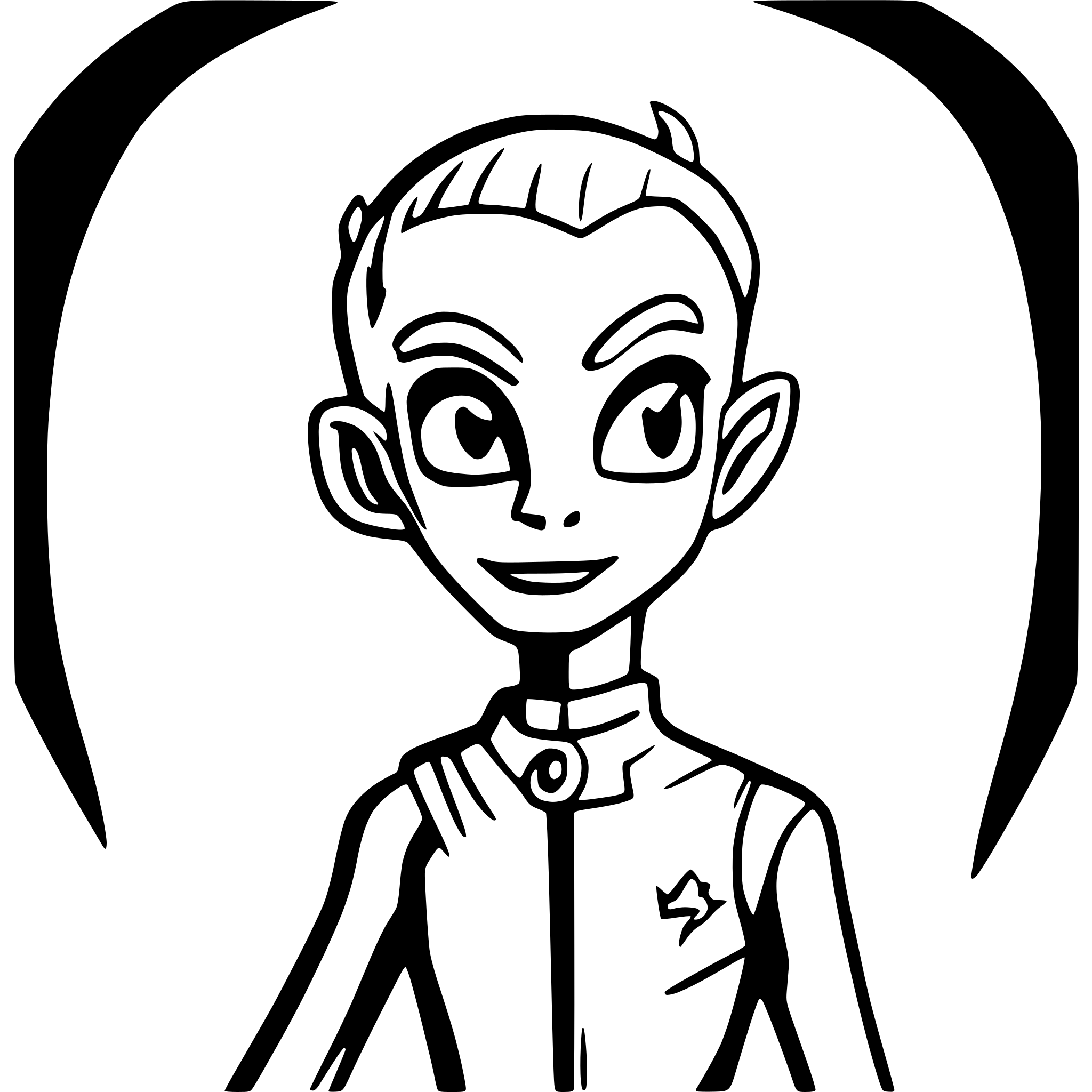 AI-generated SVG of a An Alien Race Like Star Trek lower decks