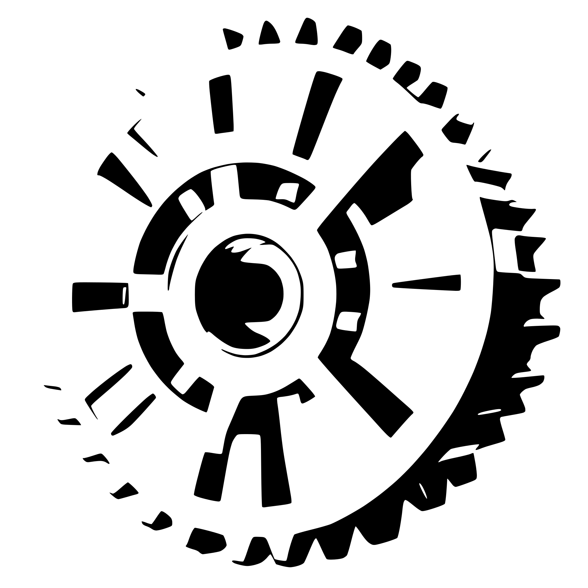 AI-generated SVG of a a gear with 12 teeth technical drawing AI-generated SVG of a a gear with 12 teeth technical drawing