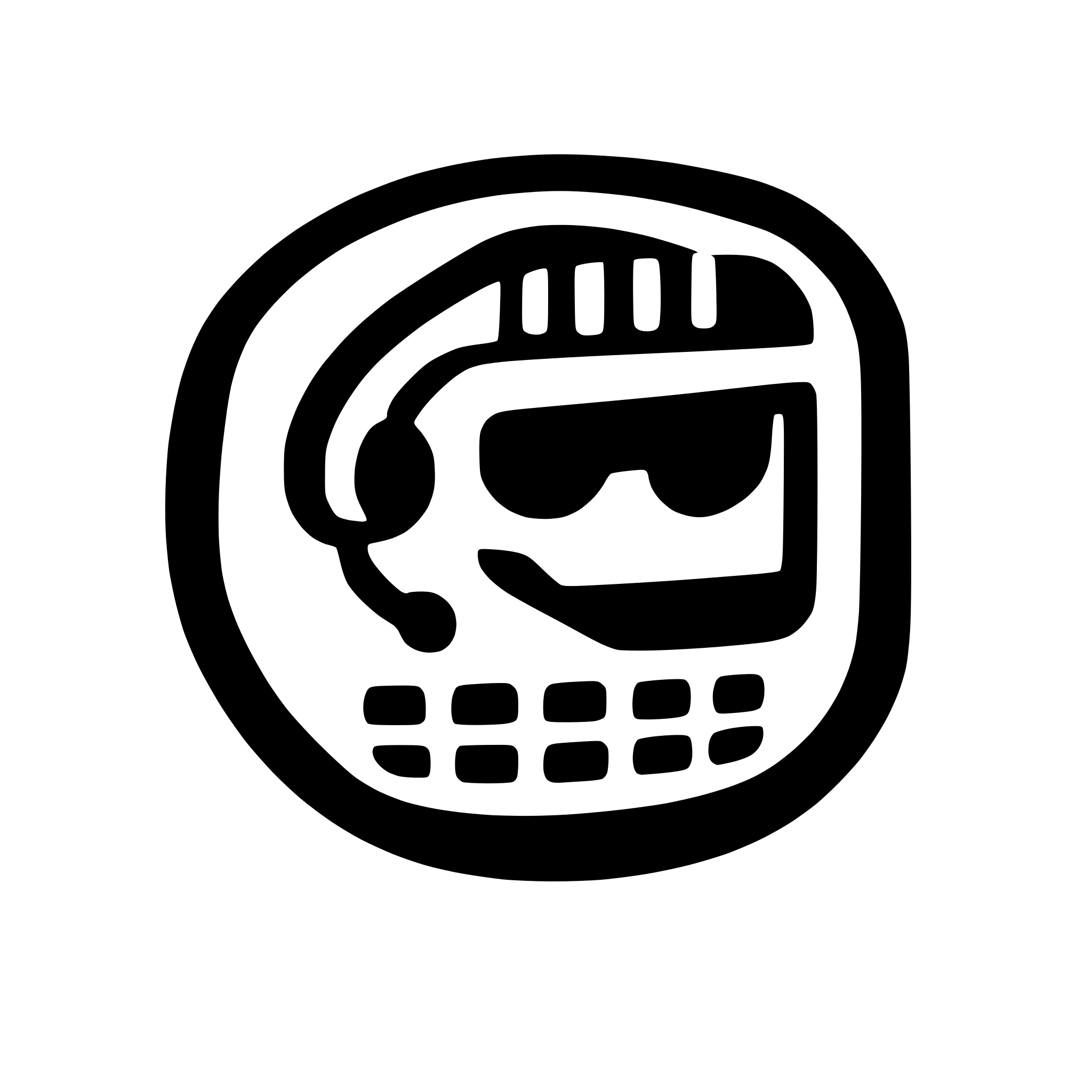 AI-generated SVG of a voicemail icon