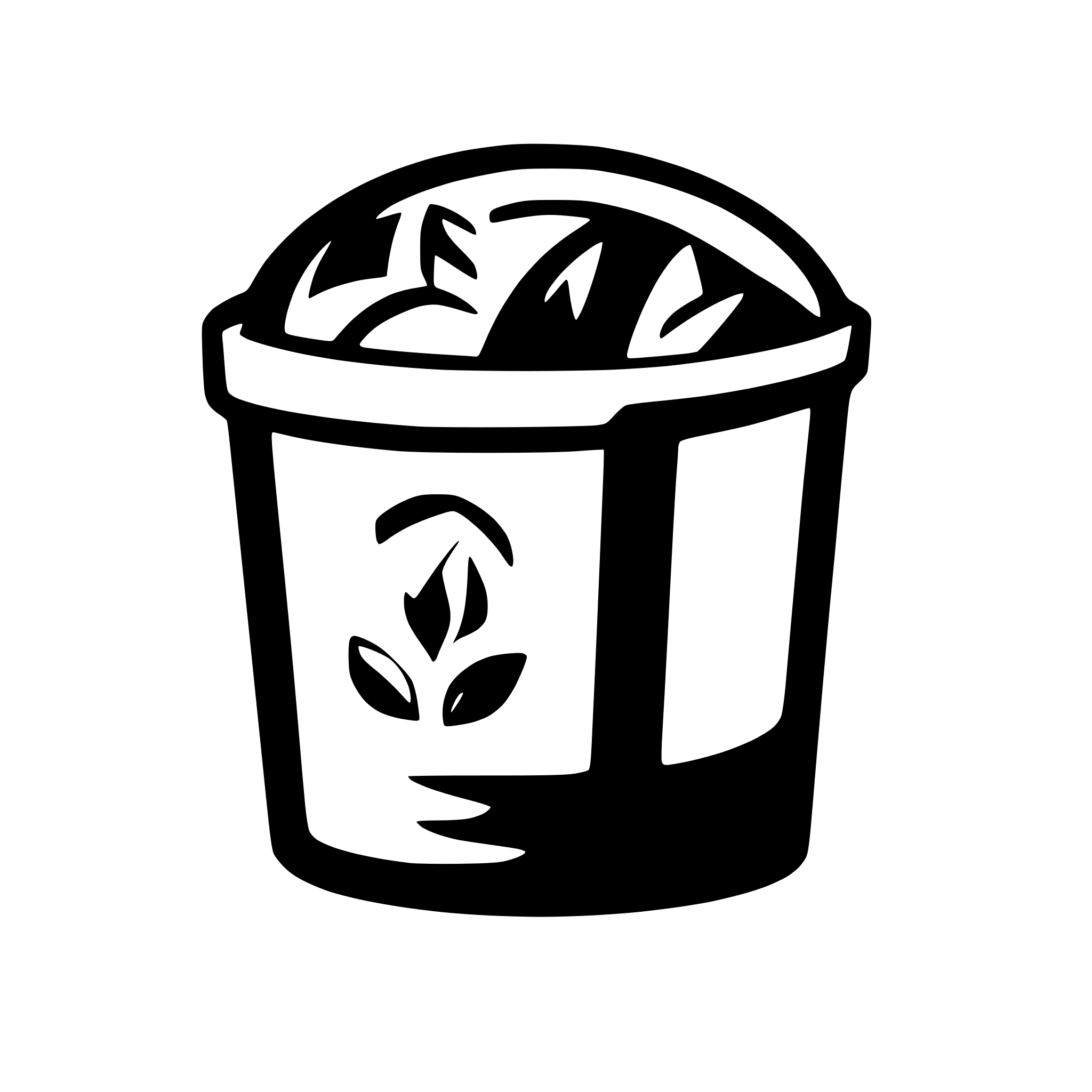 AI-generated SVG of 'trash icon'