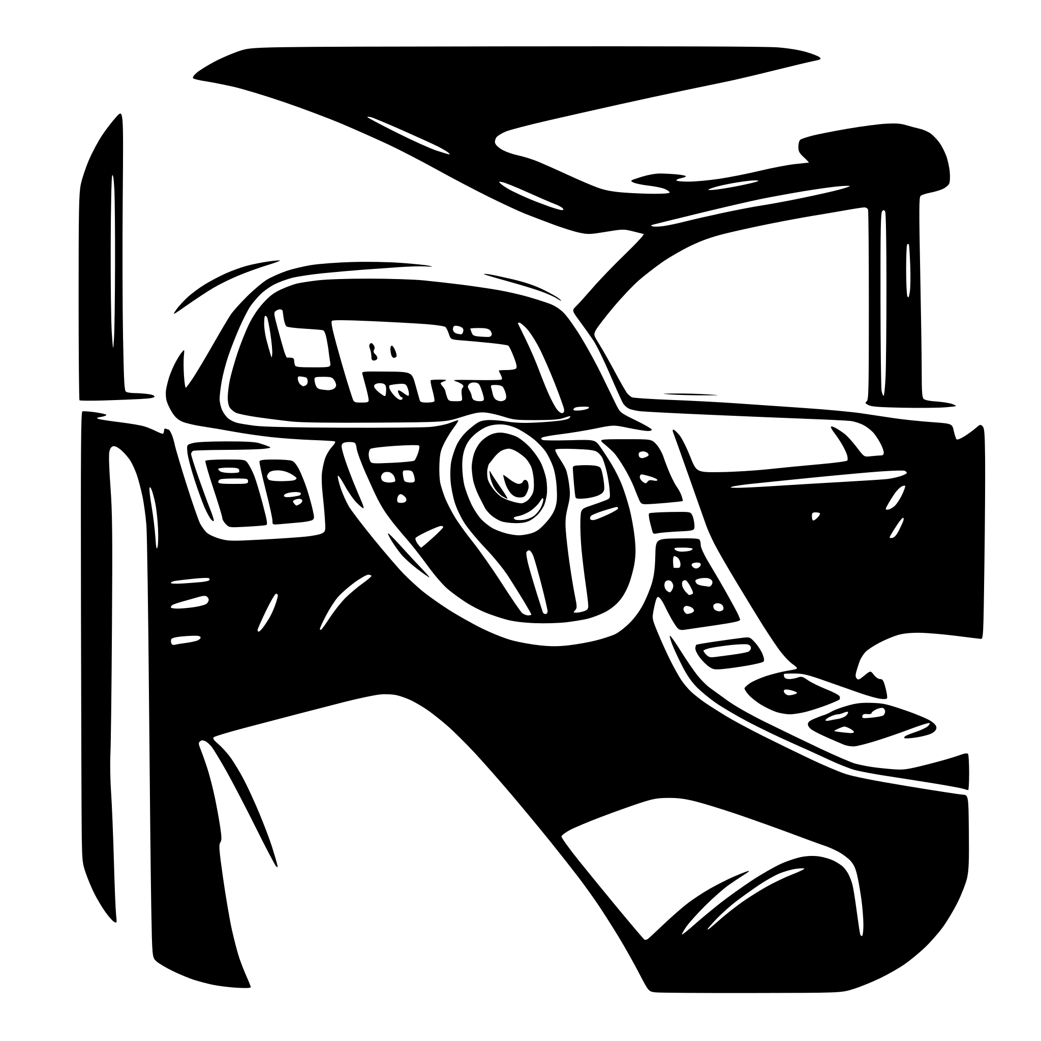 AI-generated SVG of a future cyber car monitor screen