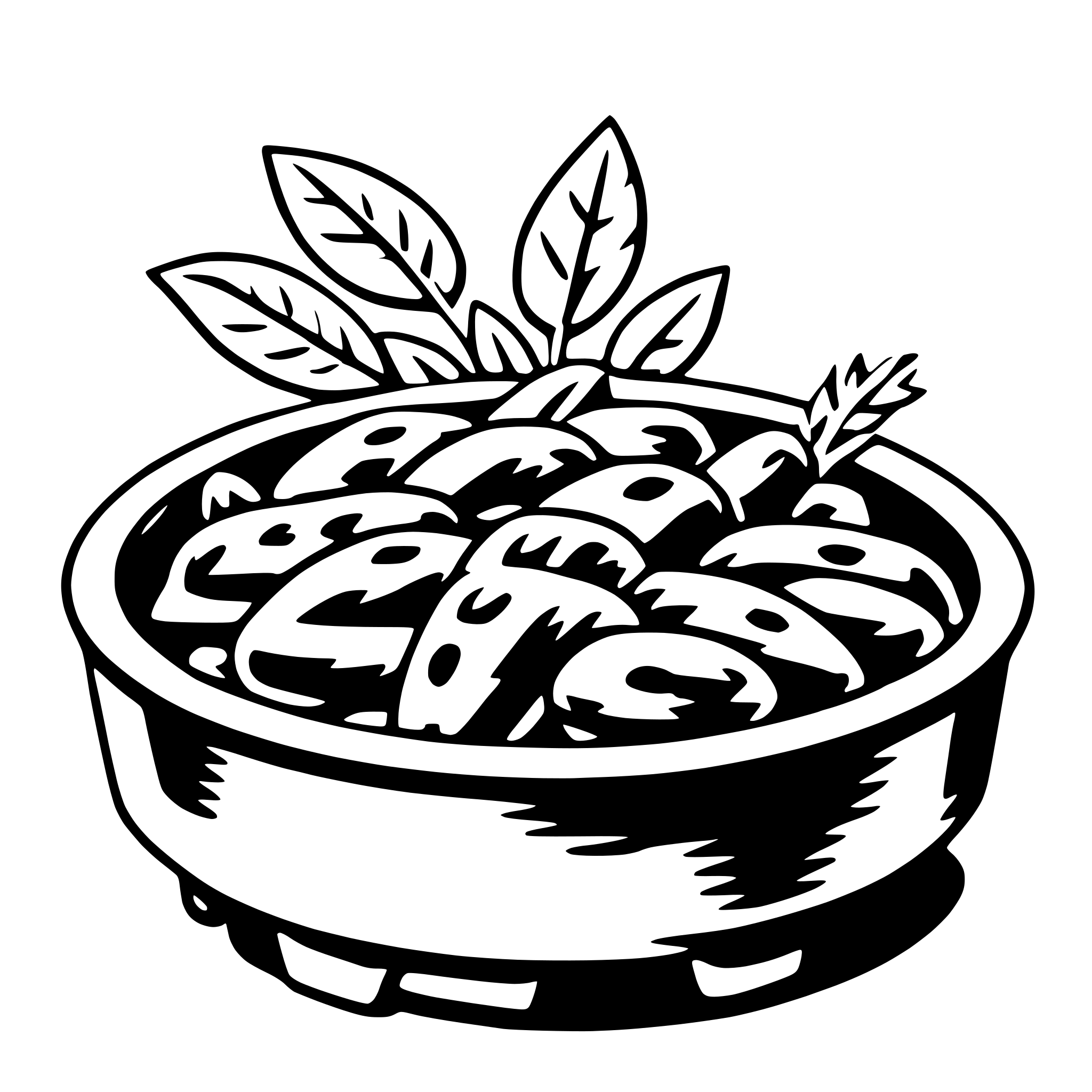 AI-generated SVG of 'ragout'