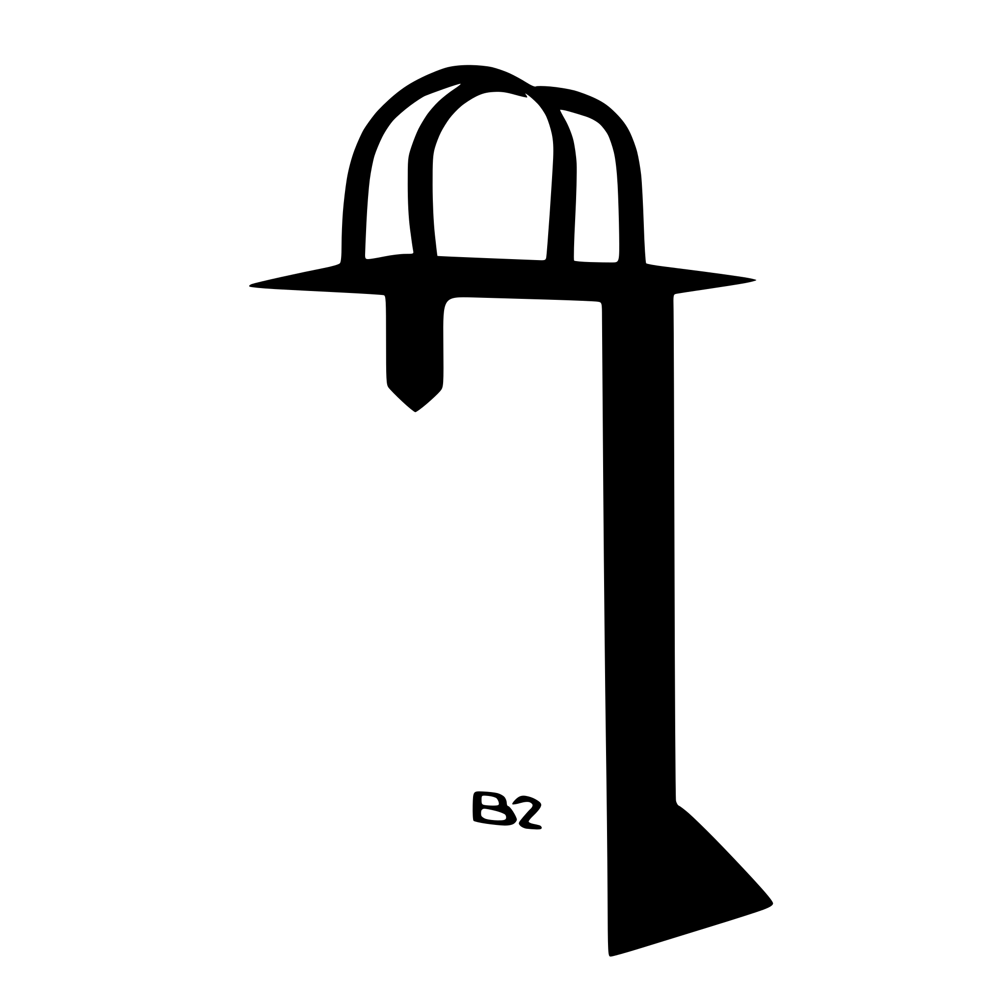 AI-generated SVG of '3D render, shopping bag, red-orange gradient, textured, thick paper, sturdy, handles, empty letter "B", cutout, sans-serif font, recessed, shadow, depth, realistic, modern, simple background, white background, product mockup'
