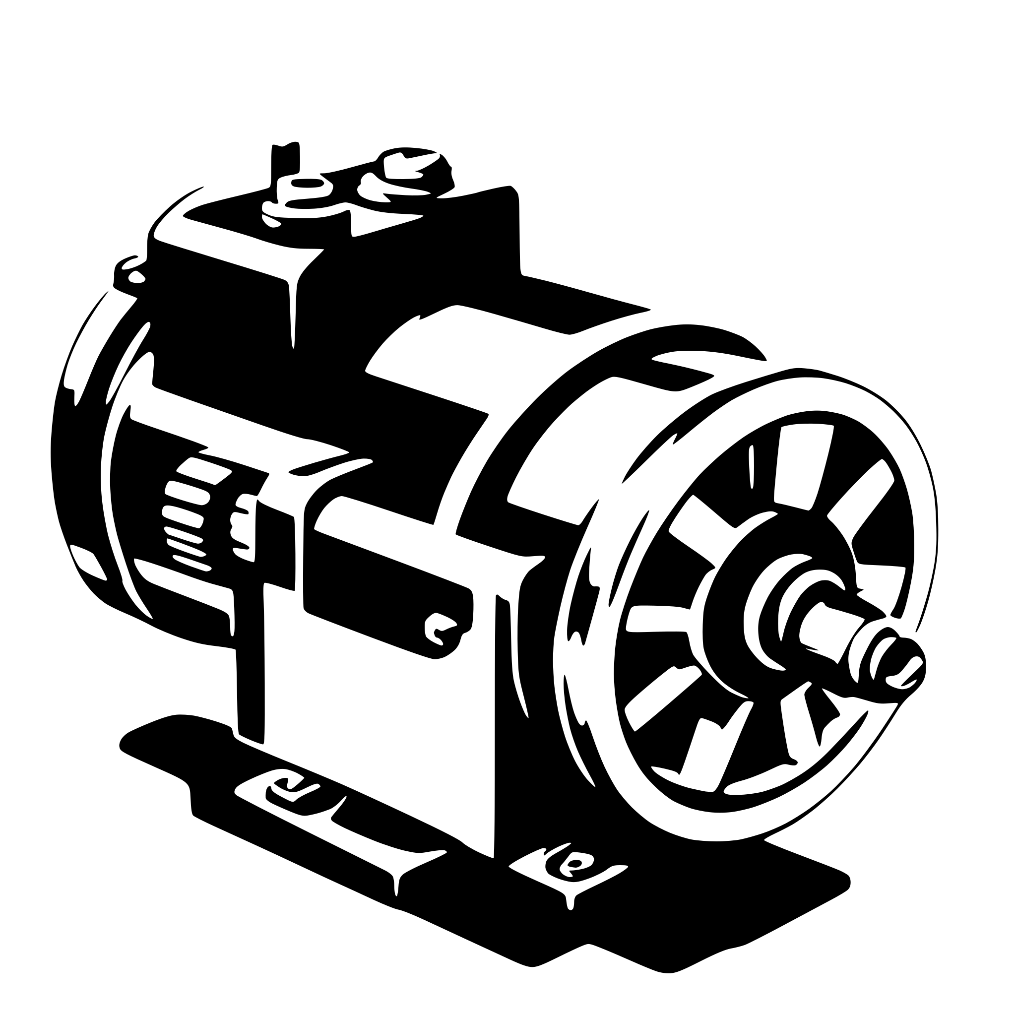 AI-generated SVG of 'angle motor'