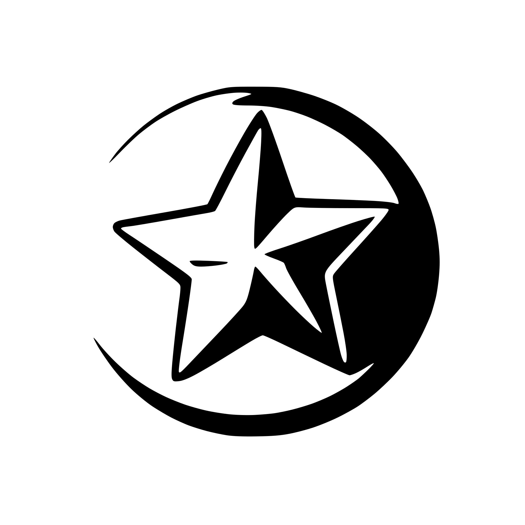 AI-generated SVG of a star