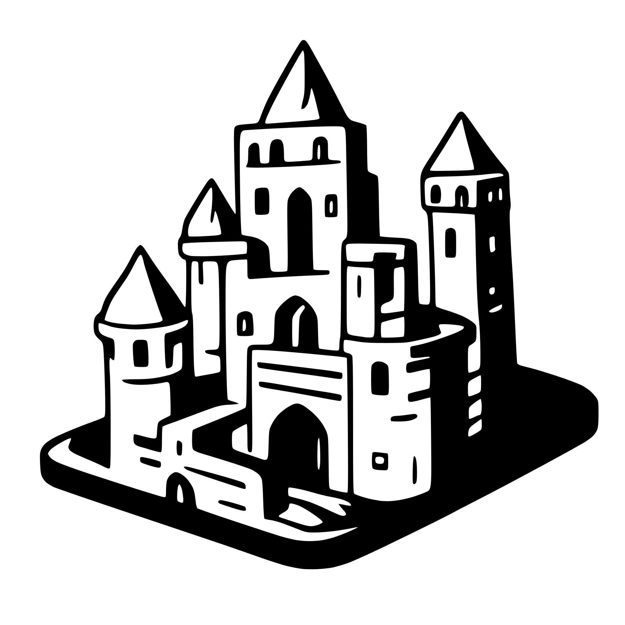 AI-generated SVG of 'fortress'