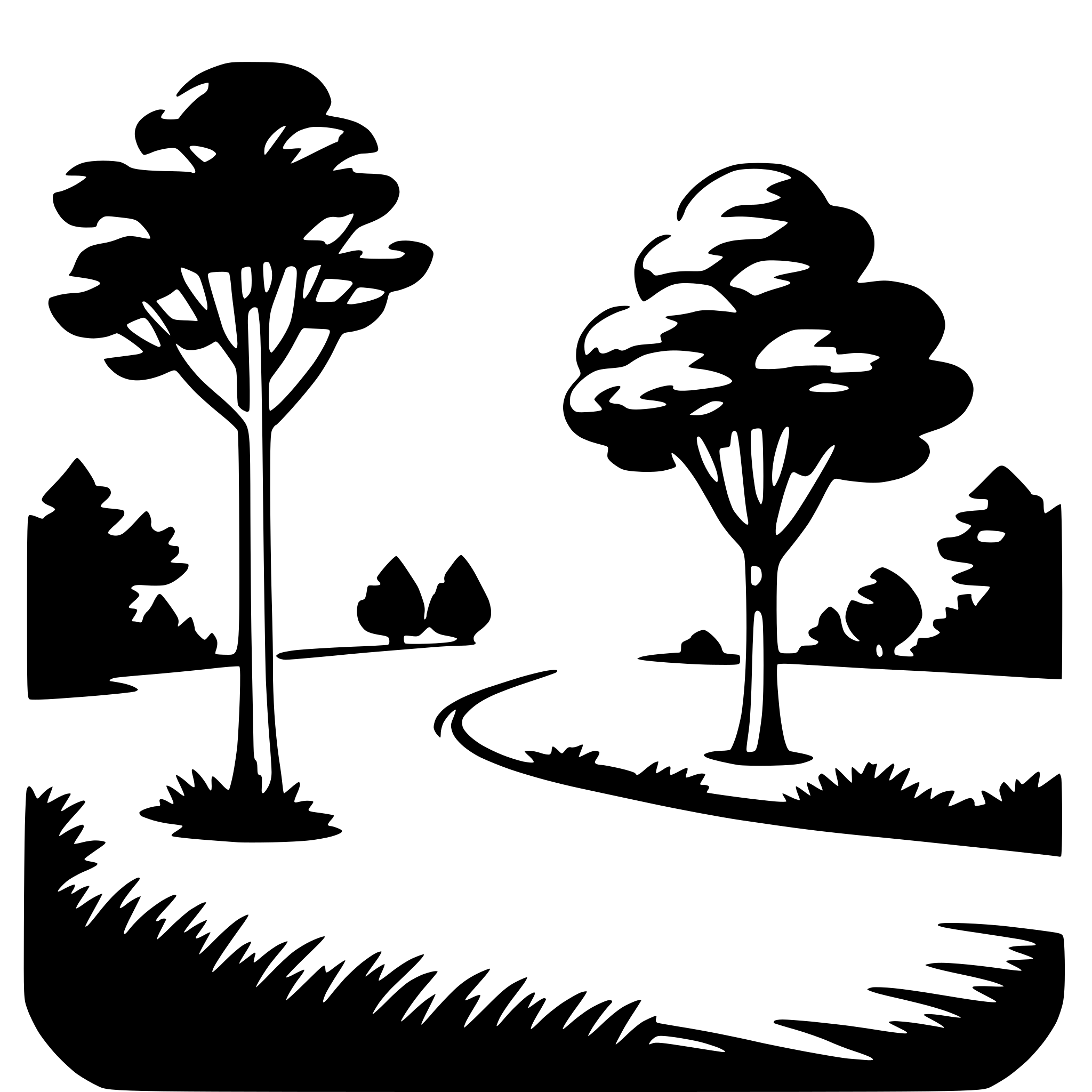 AI-generated SVG of 'nature scene'