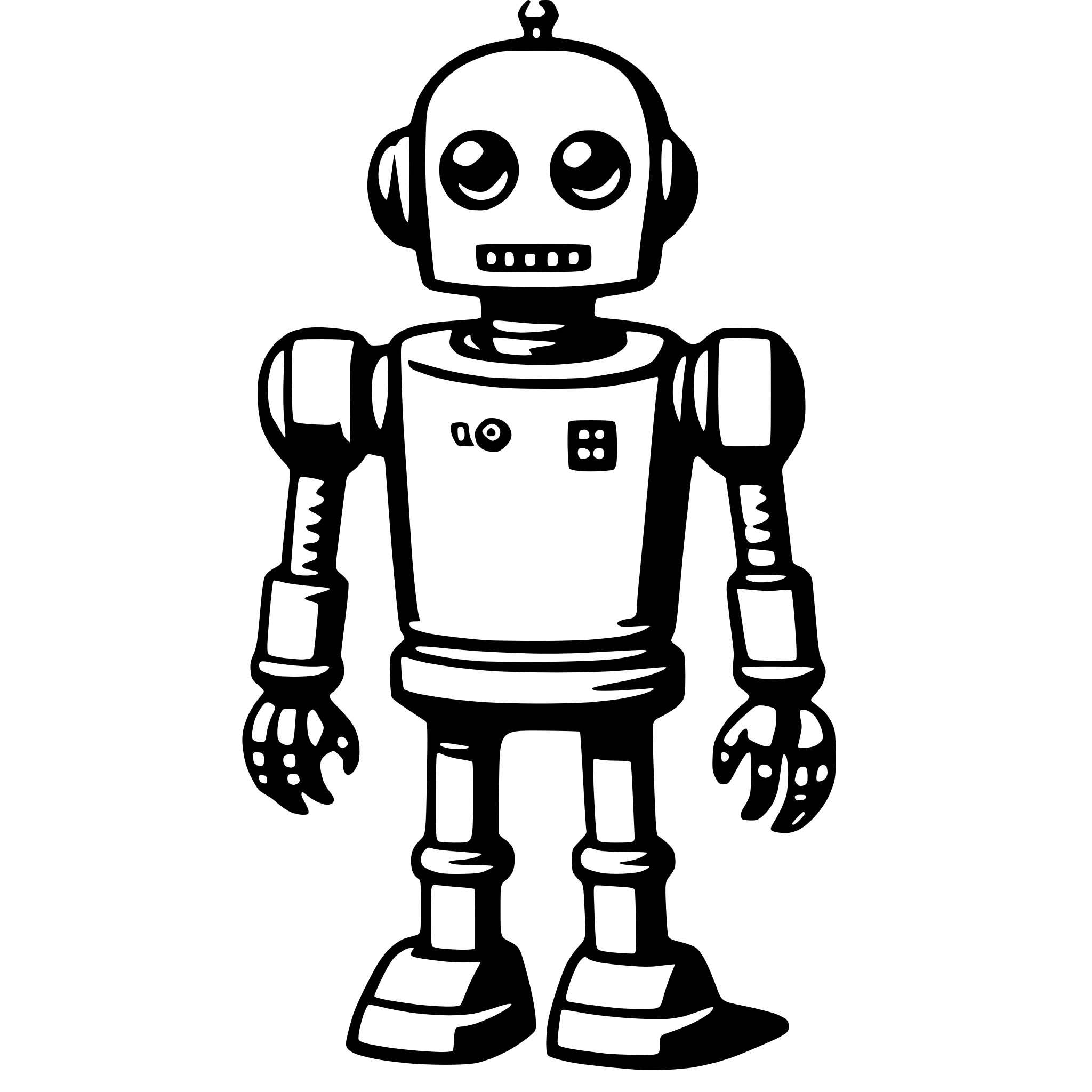 AI-generated SVG of 'robot'