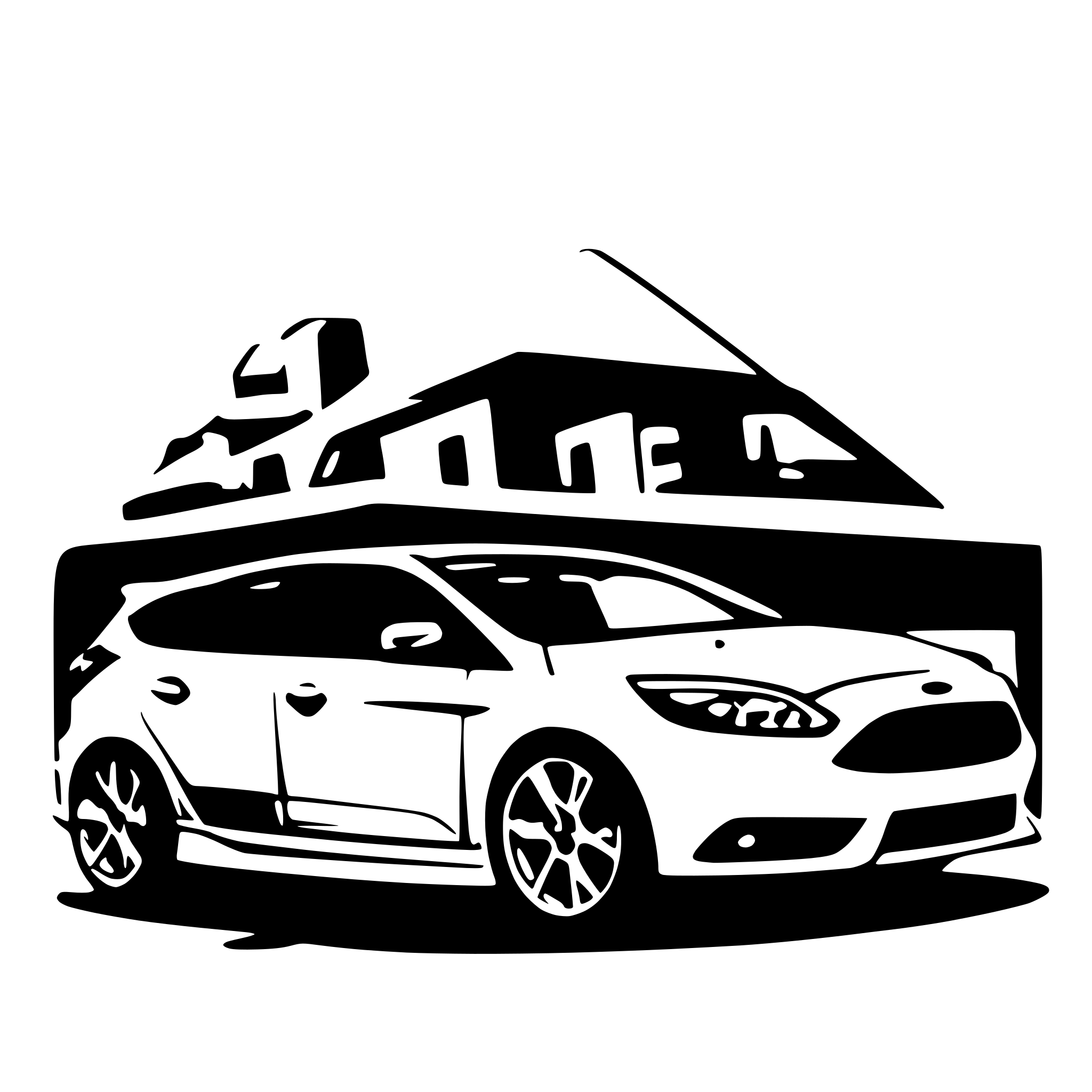 AI-generated SVG of 'Ford Focus ST'