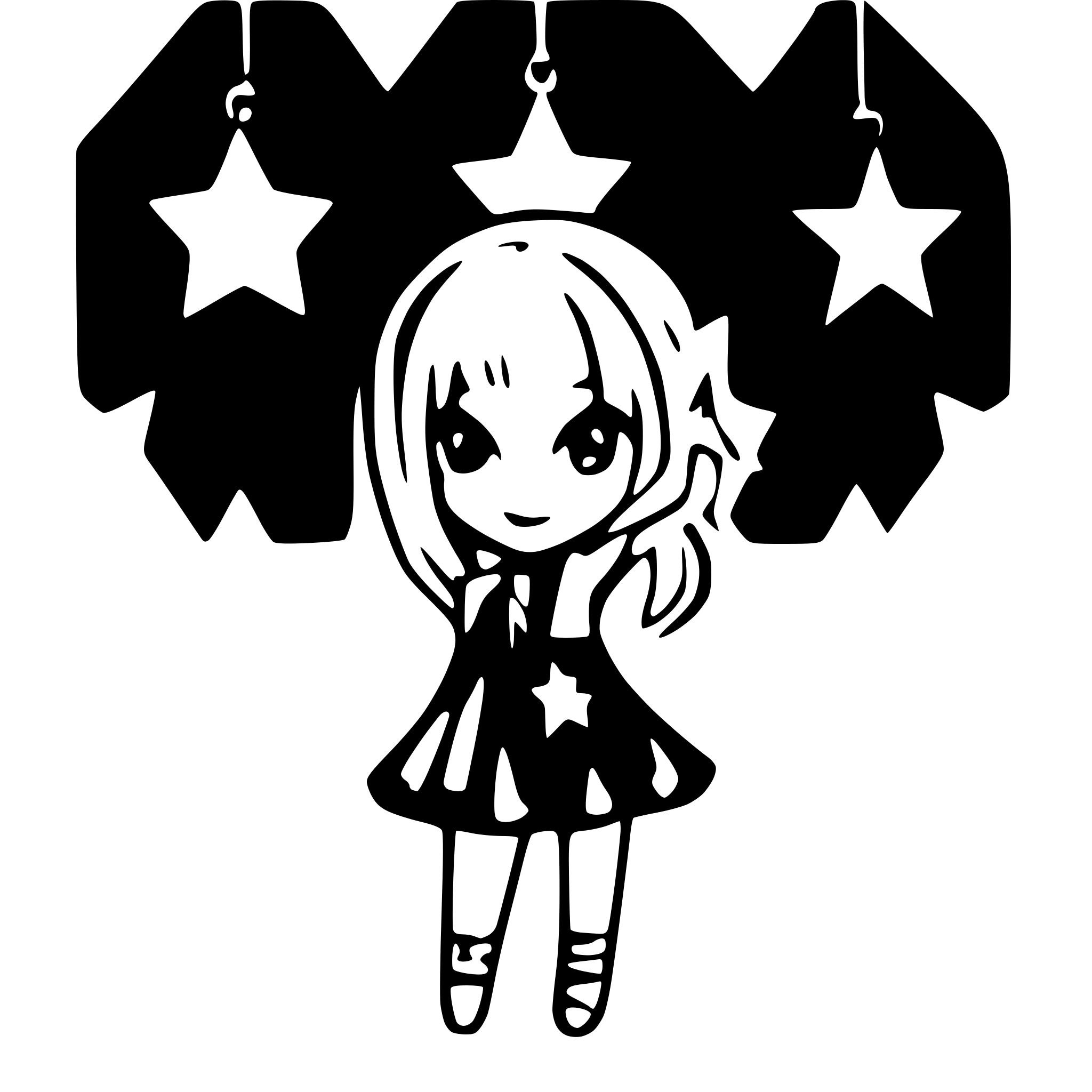 AI-generated SVG of a star