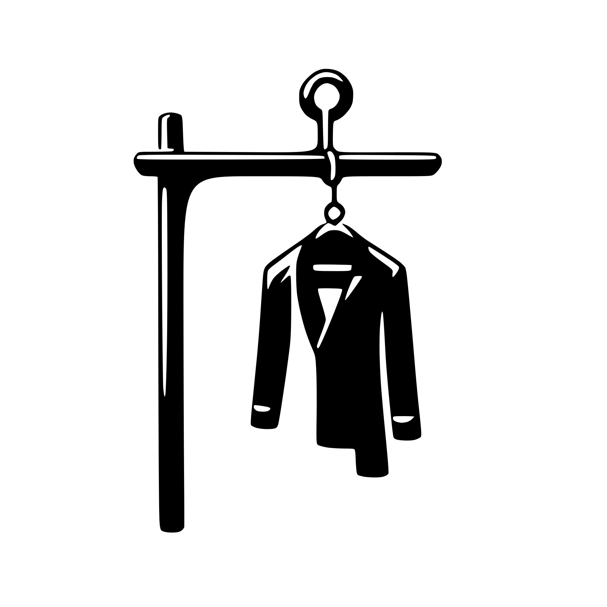AI-generated SVG of 'hanger'