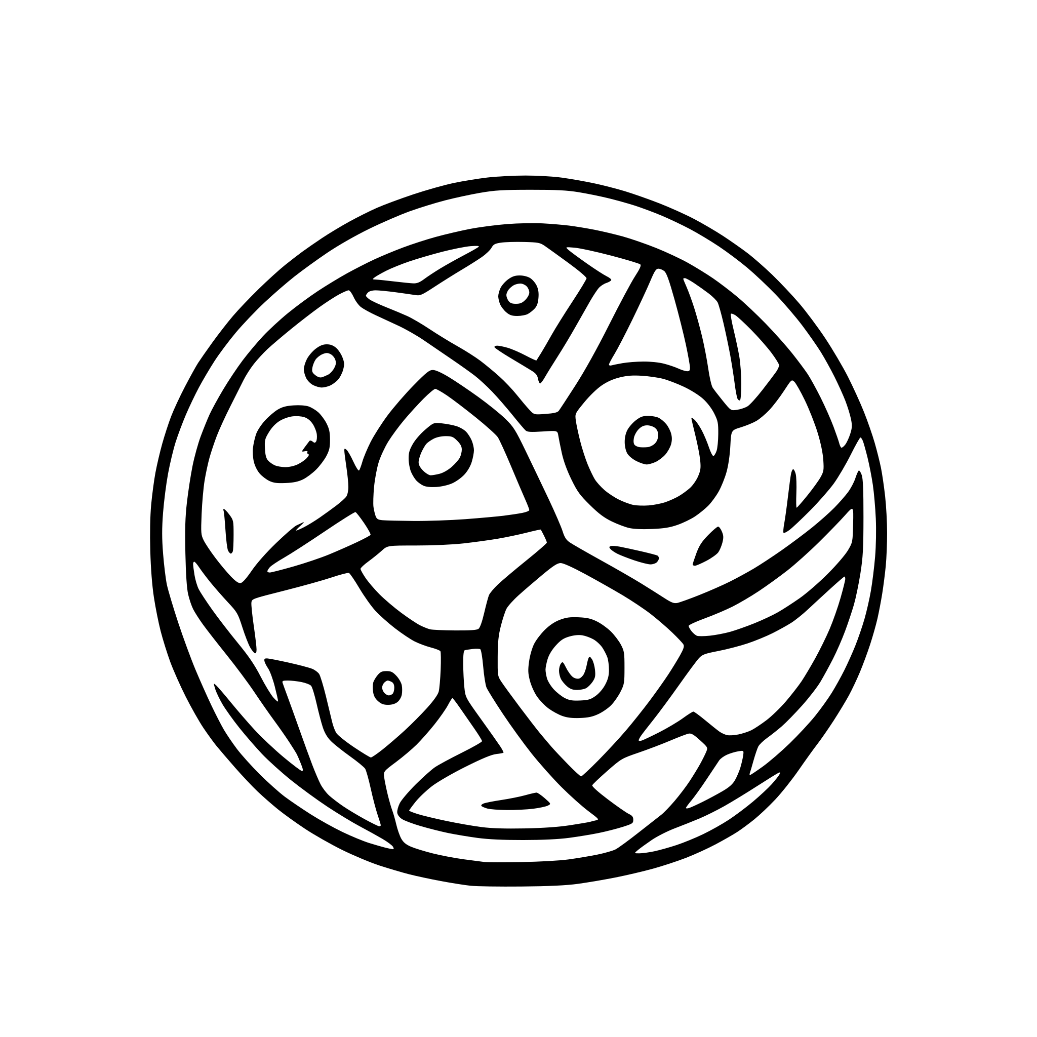 AI-generated SVG of a poke ball