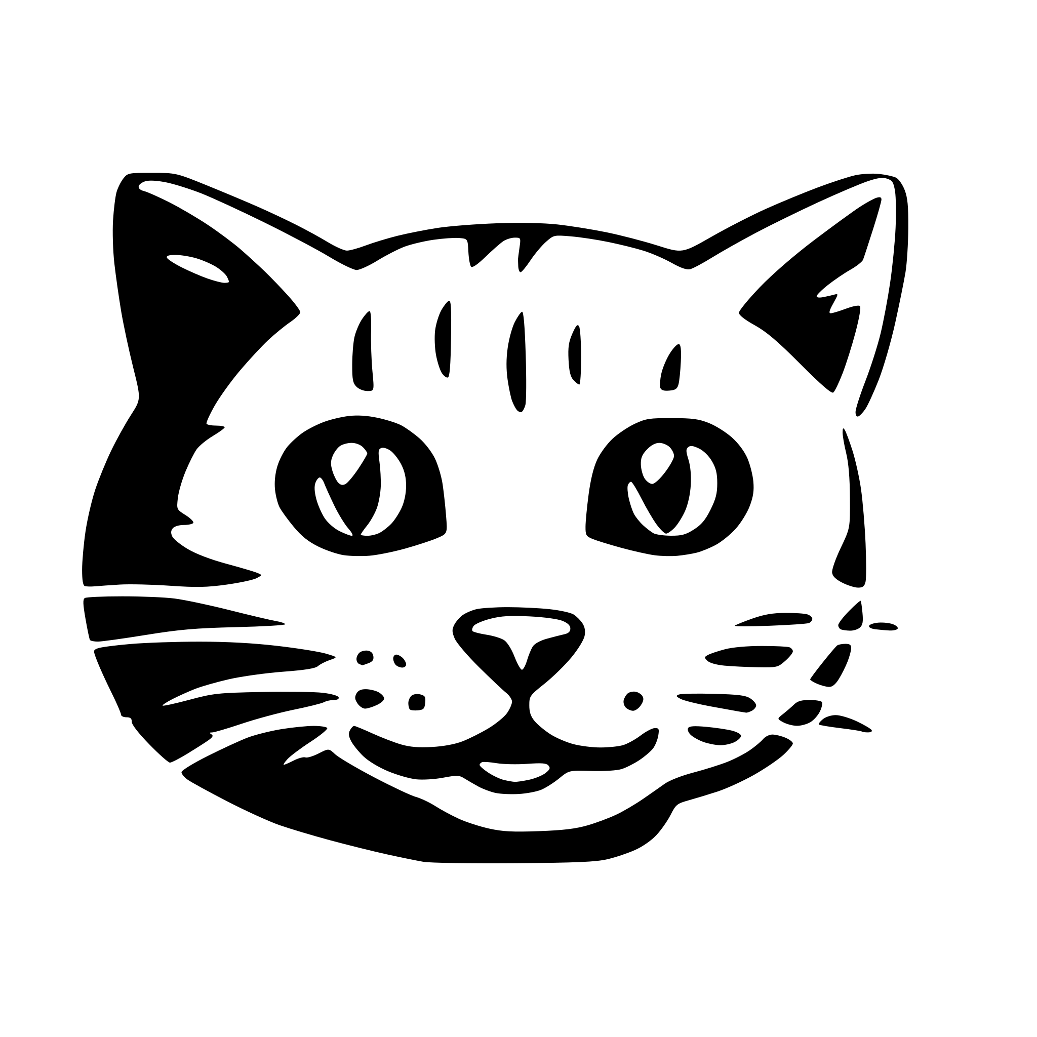 AI-generated SVG of 'cat without brain'