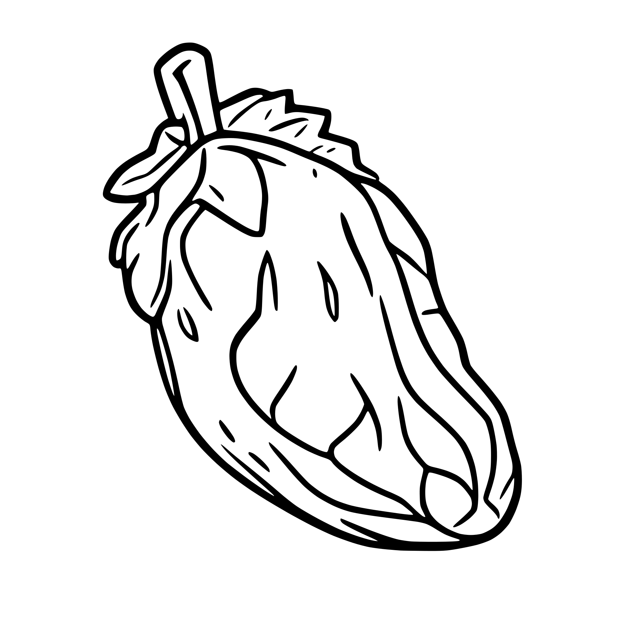 AI-generated SVG of a Chilipepper habanero jalapeno chili