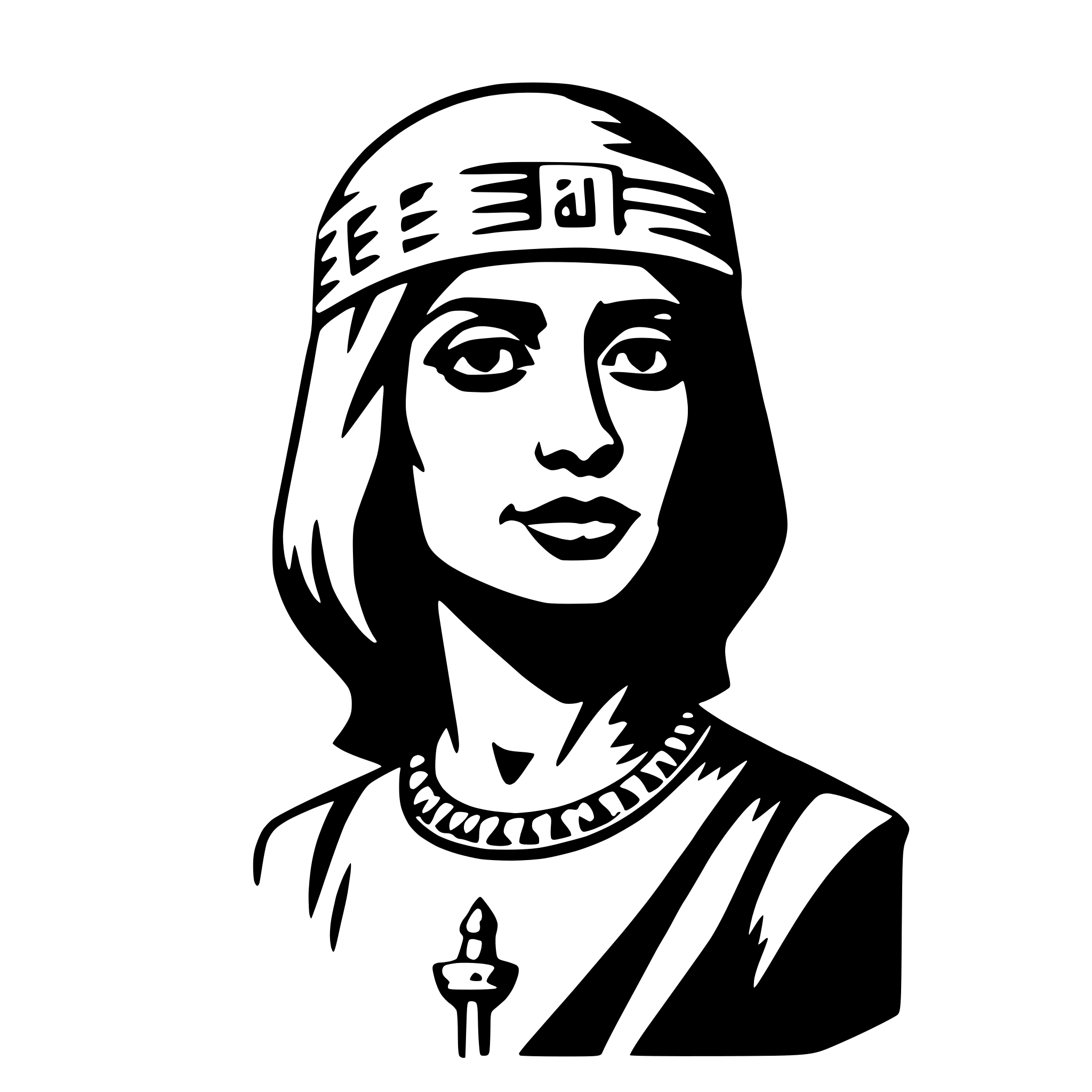 AI-generated SVG of a isis