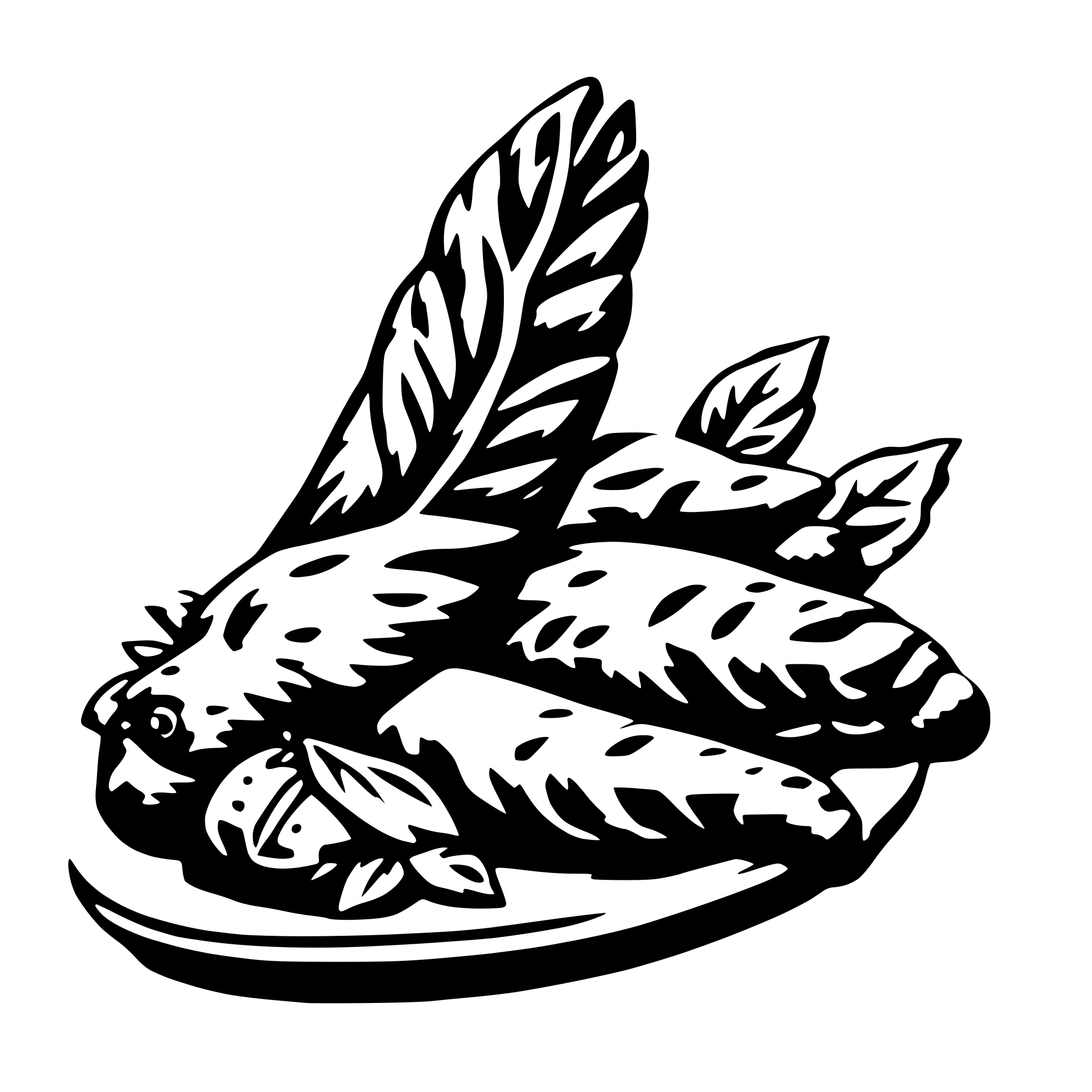 AI-generated SVG of 'svg of a chicken wings'