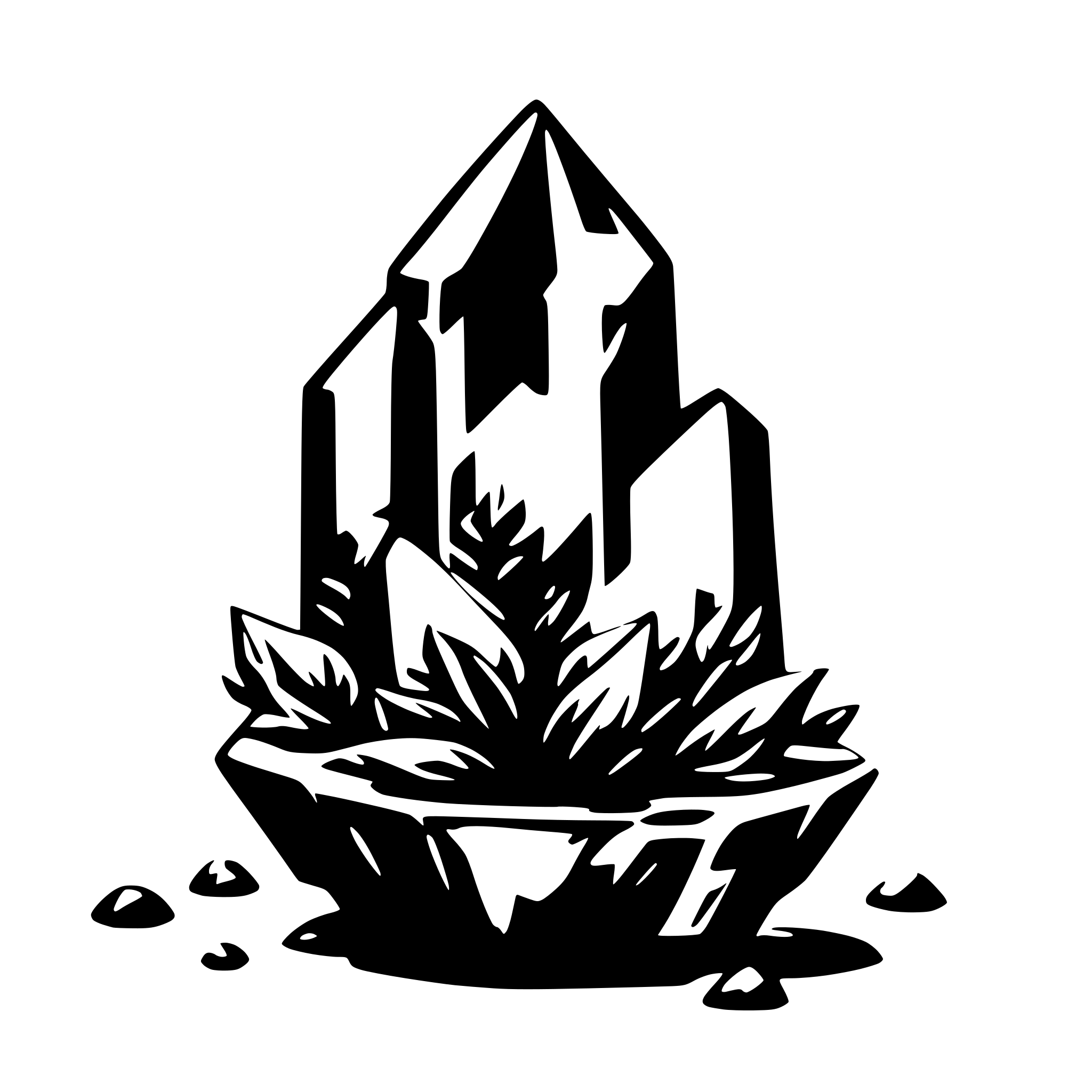 AI-generated SVG of 'magical crystal'