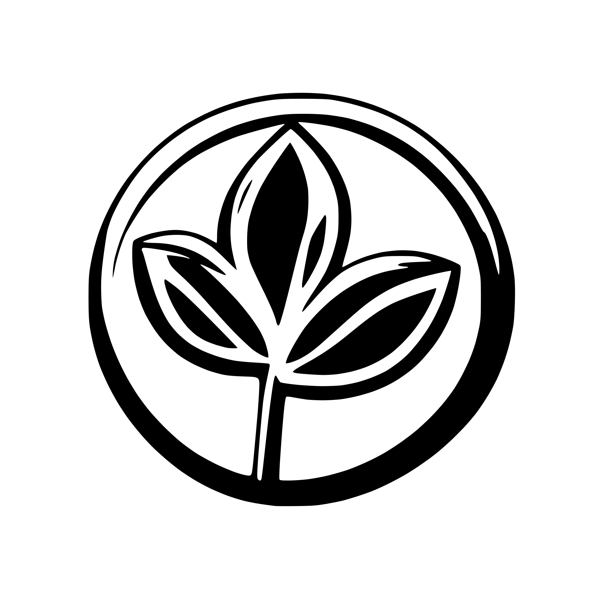 AI-generated SVG of a stylized purple flower