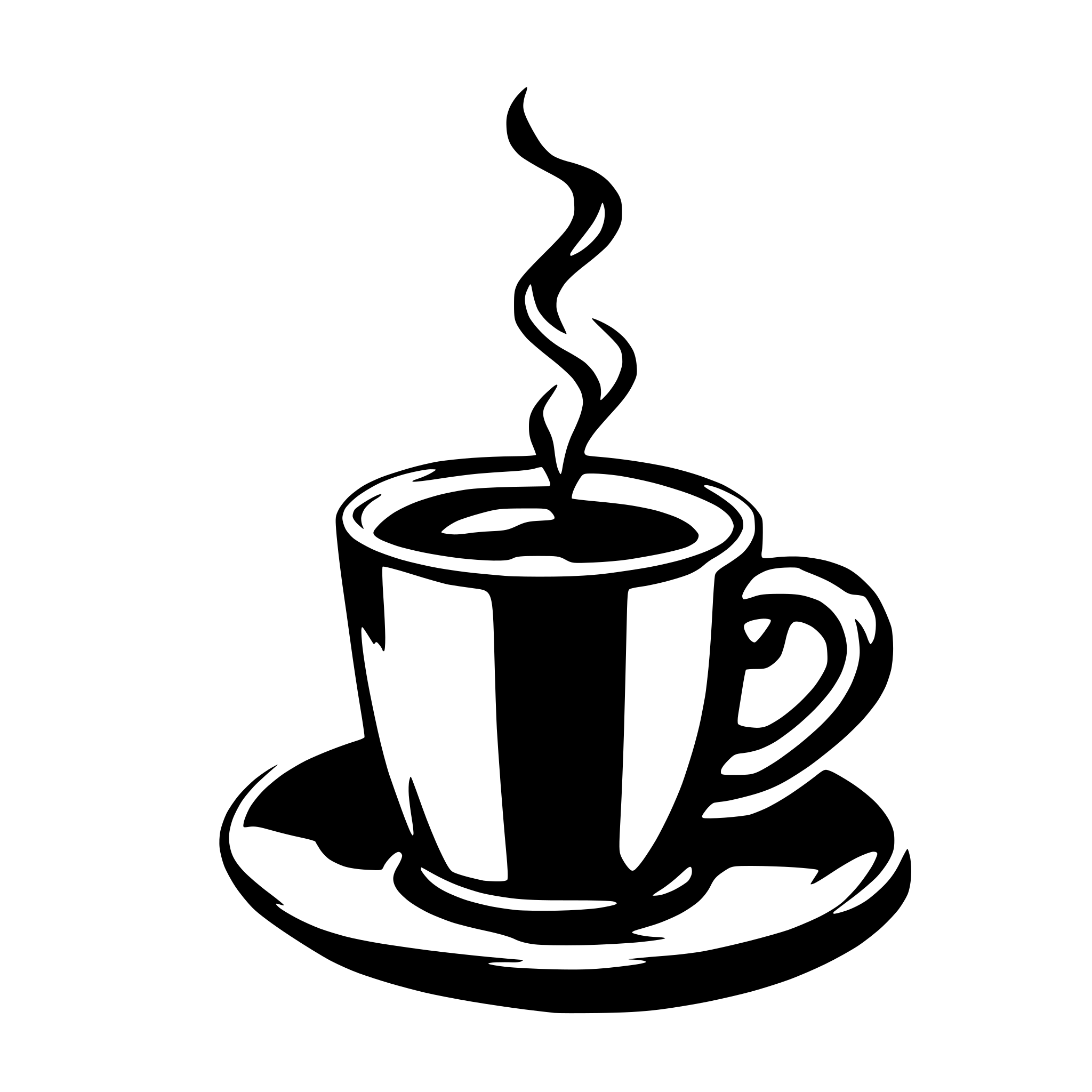 AI-generated SVG of 'coffee'