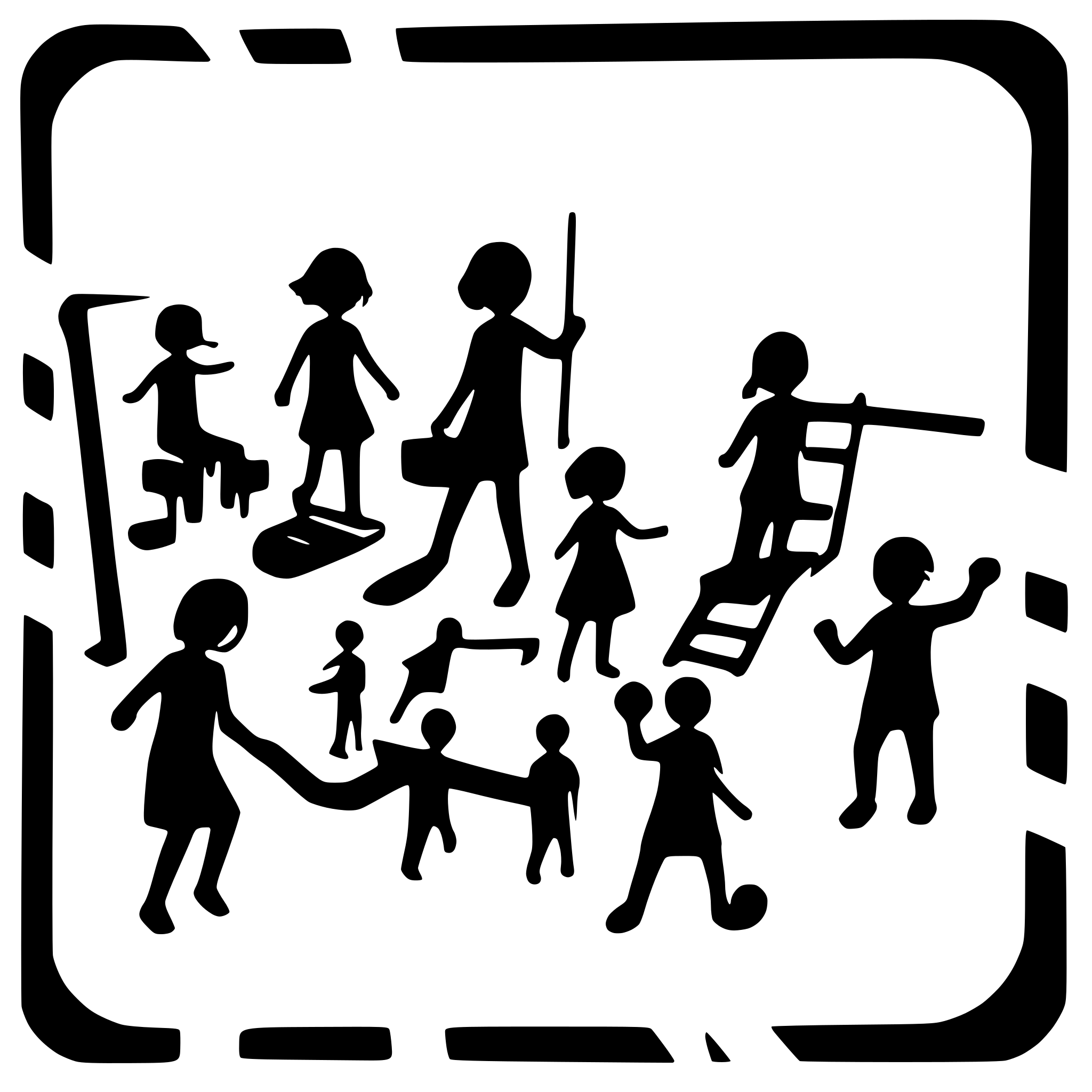 AI-generated SVG of a 10 children playing on a playground