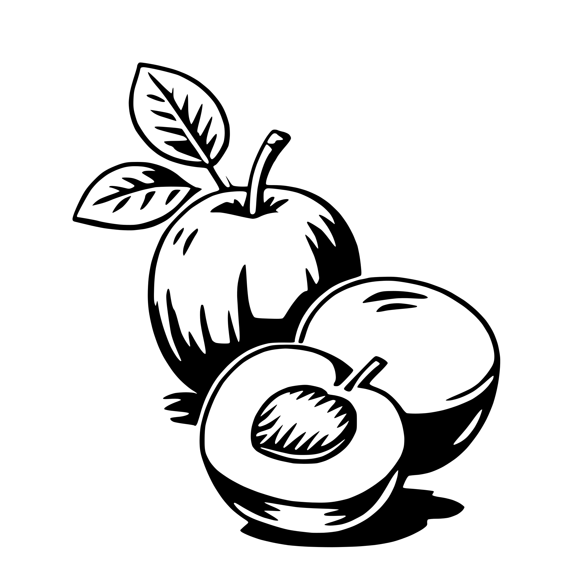 AI-generated SVG of 'apricot'