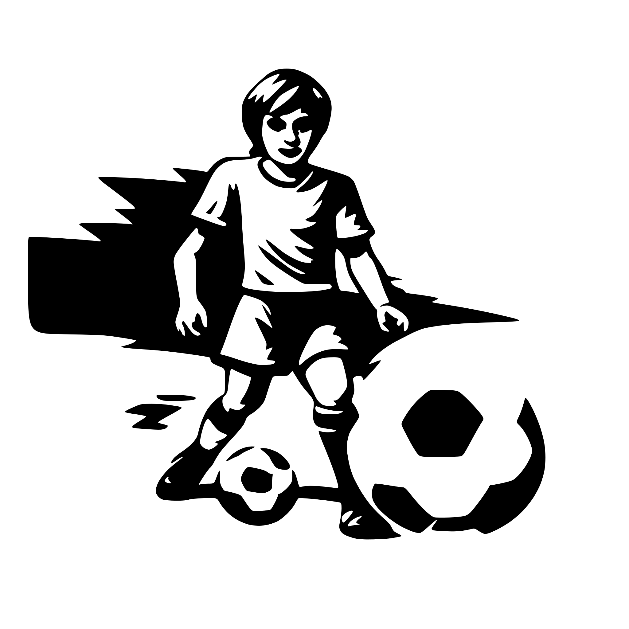 AI-generated SVG of a soccer