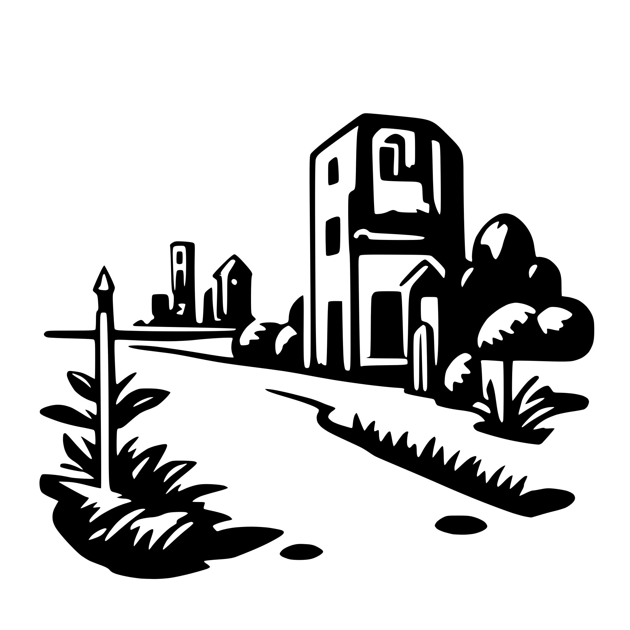 AI-generated SVG of a , vector illustration, monochrome