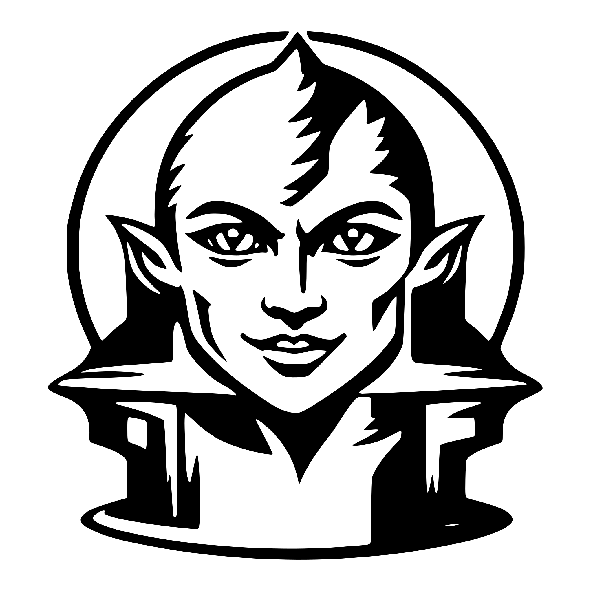 AI-generated SVG of a a logo for project named Daemon