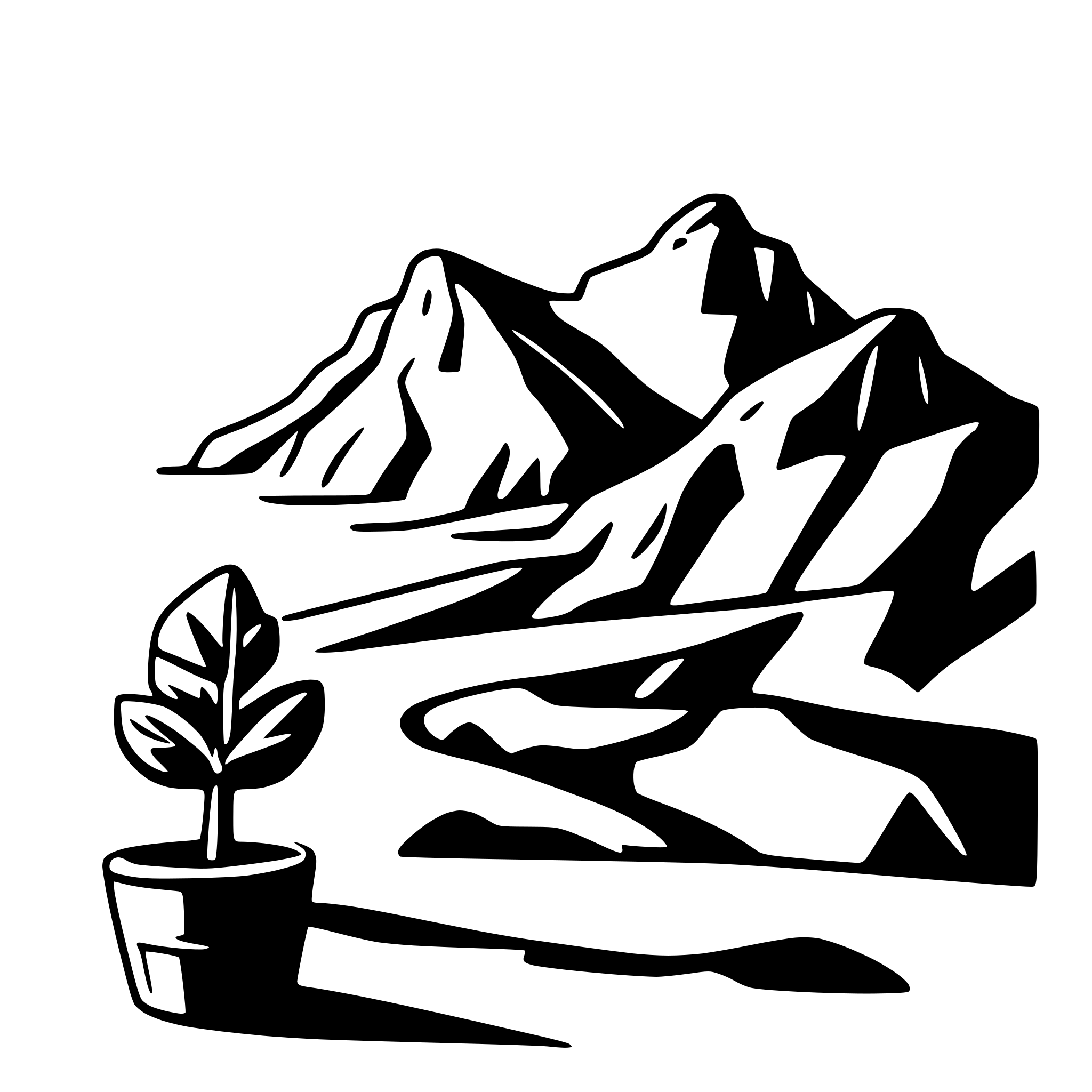 AI-generated SVG of 'table mountain cape town'
