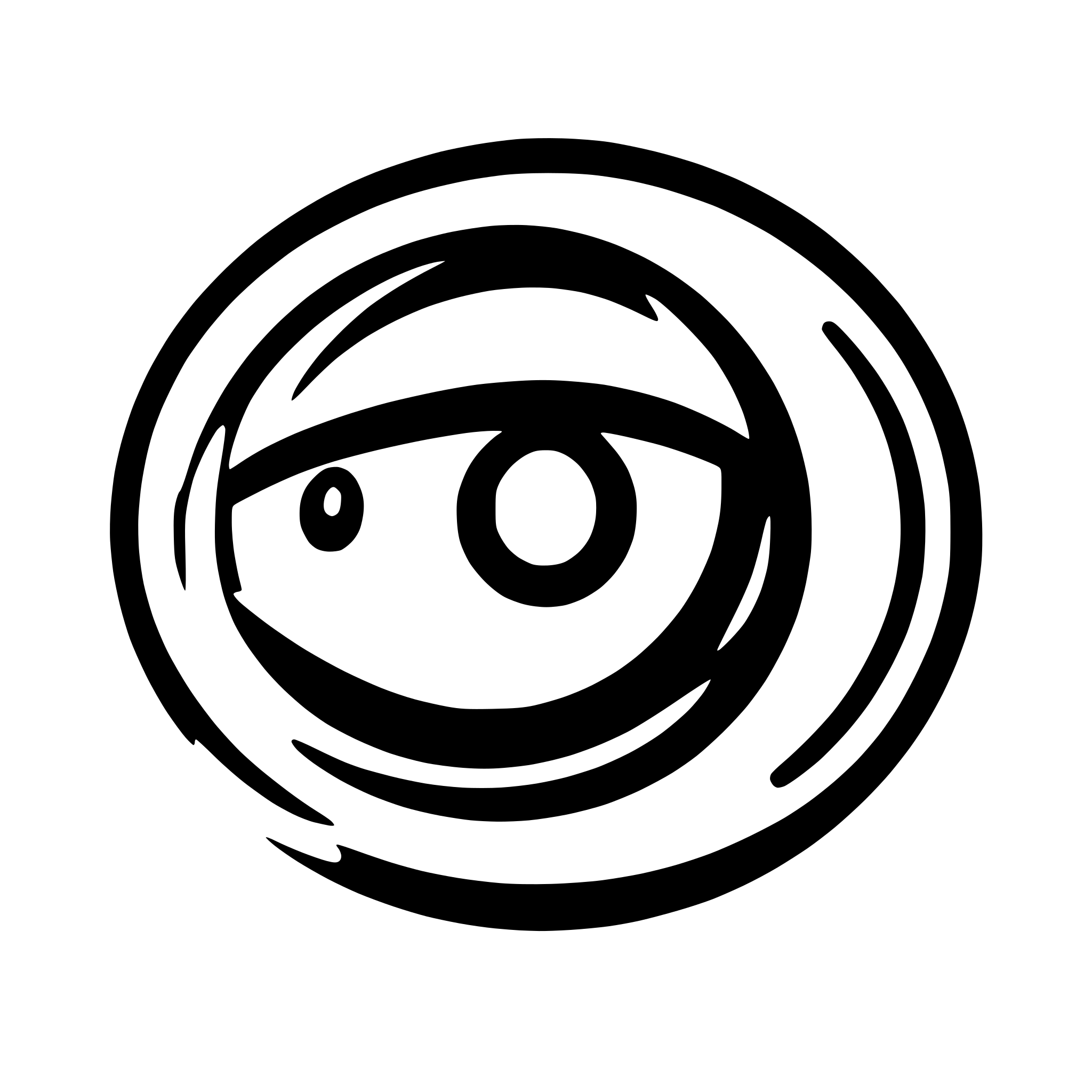 AI-generated SVG of a portal space icon eye tech