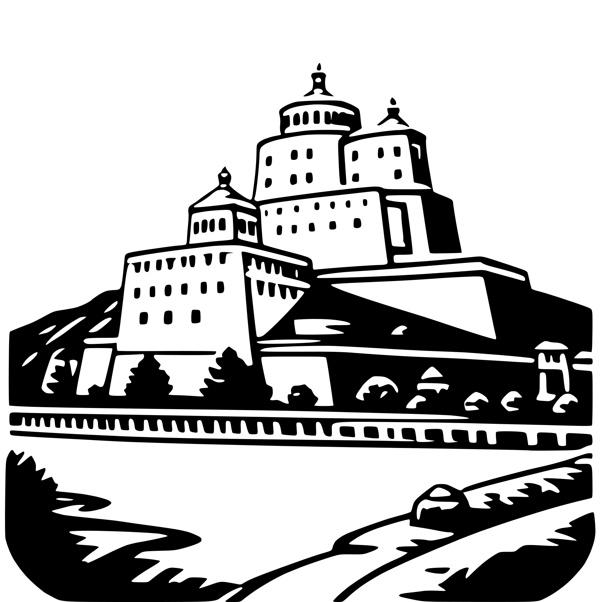 AI-generated SVG of a potala palace