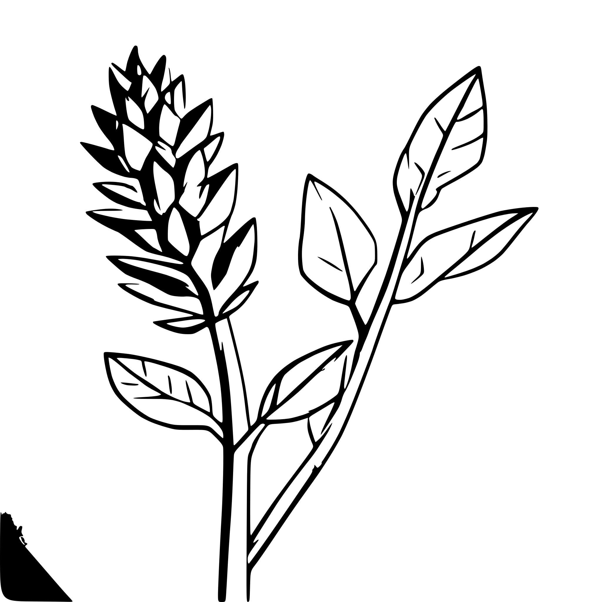 AI-generated SVG of 'thorny bush'