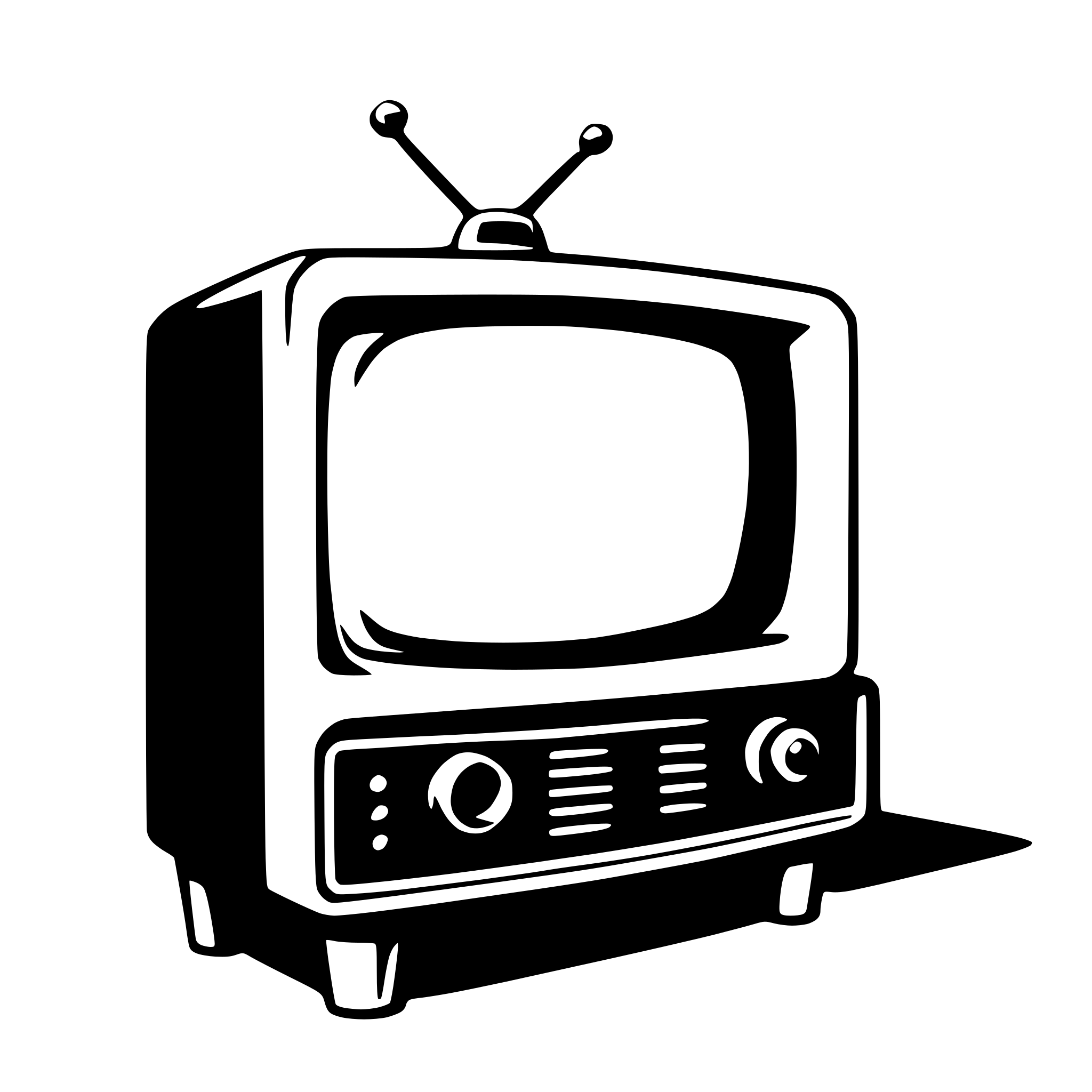 AI-generated SVG of a tv