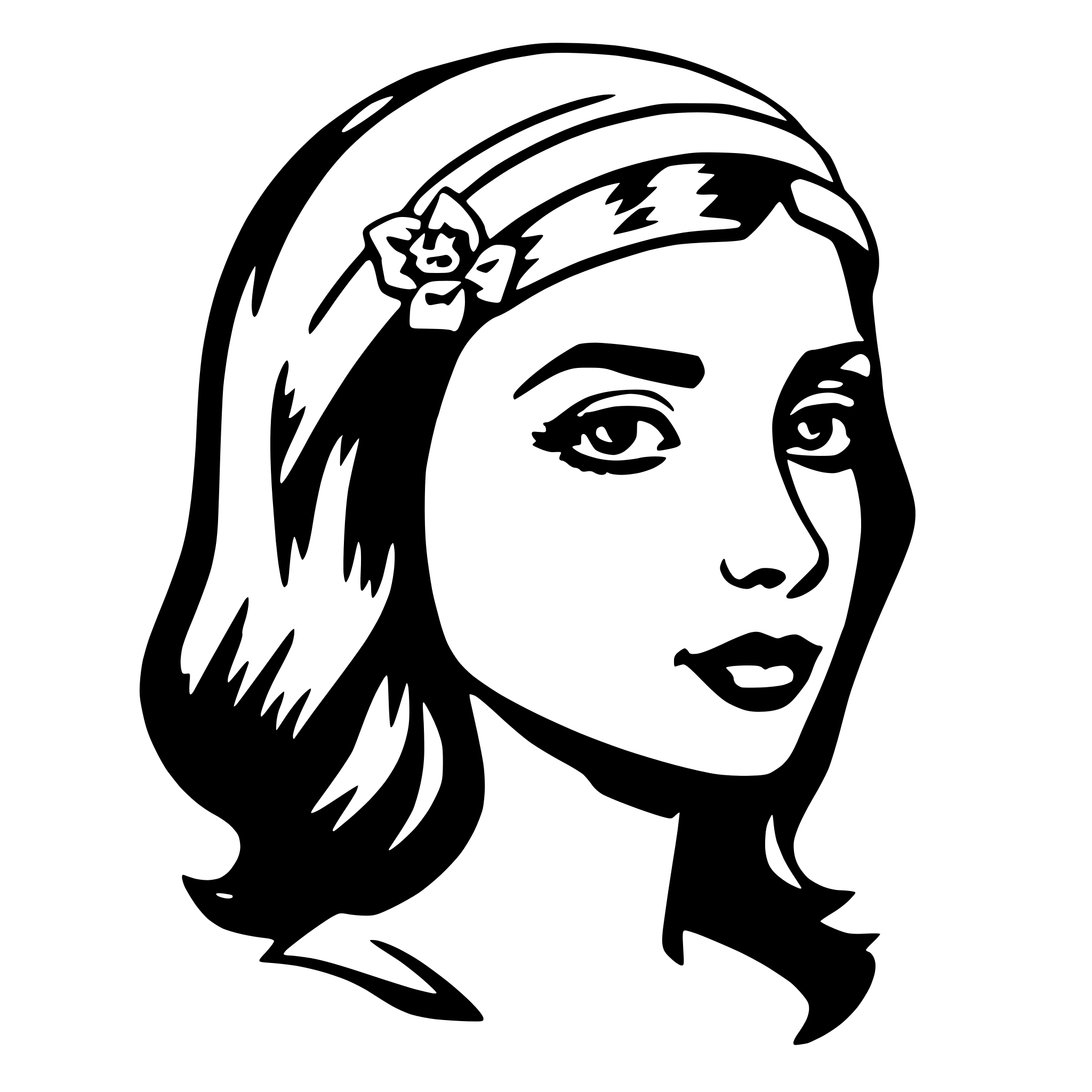 AI-generated SVG of a headband