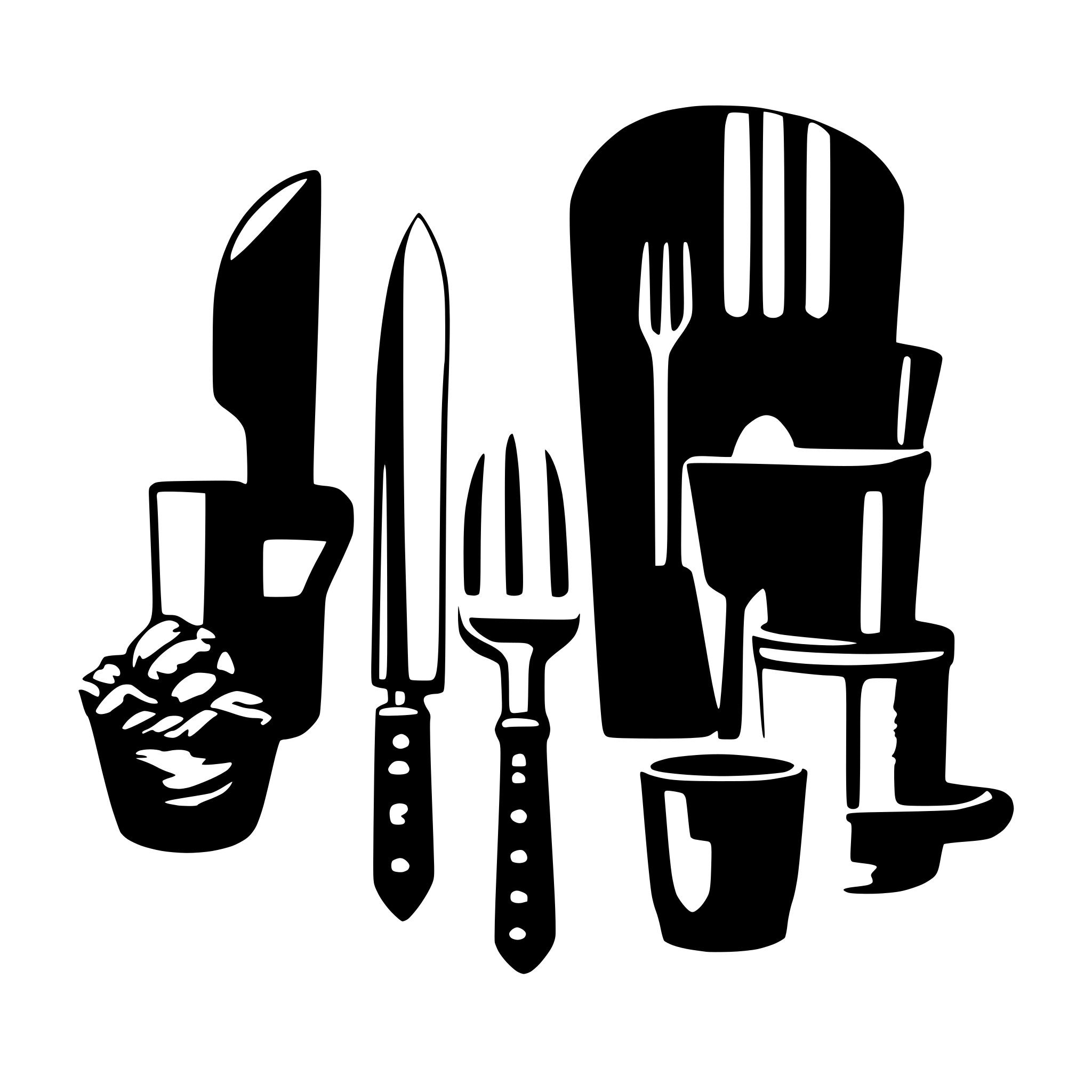 AI-generated SVG of a kitchen tools