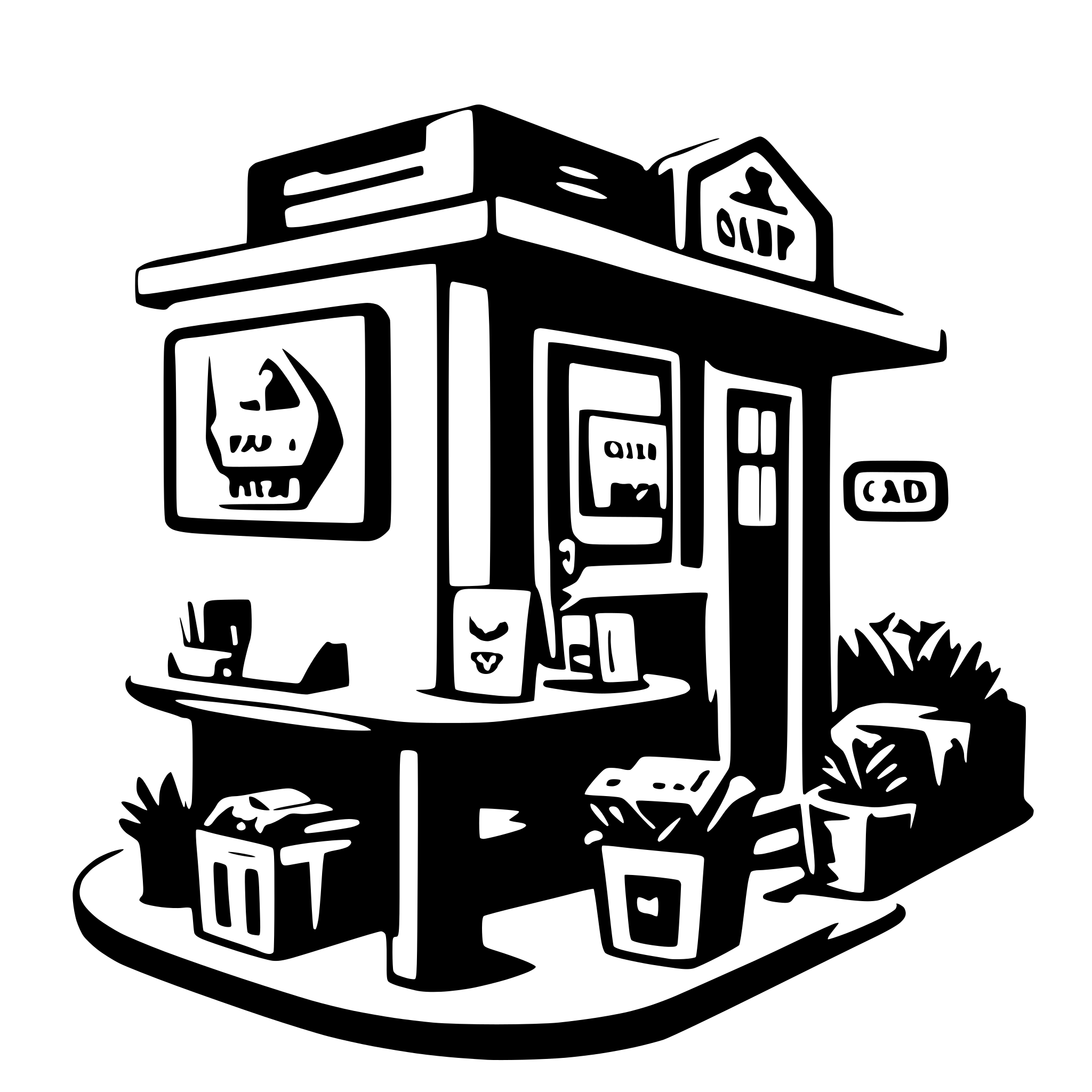 AI-generated SVG of a Card Shop